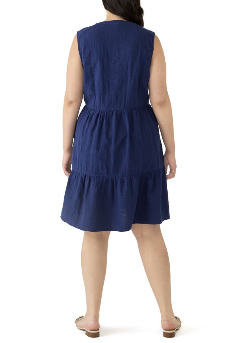 sleeveless cotton dress plus size Rose Print Cotton Maxi Dress: Lightweight Summer Plus Size Style 185P