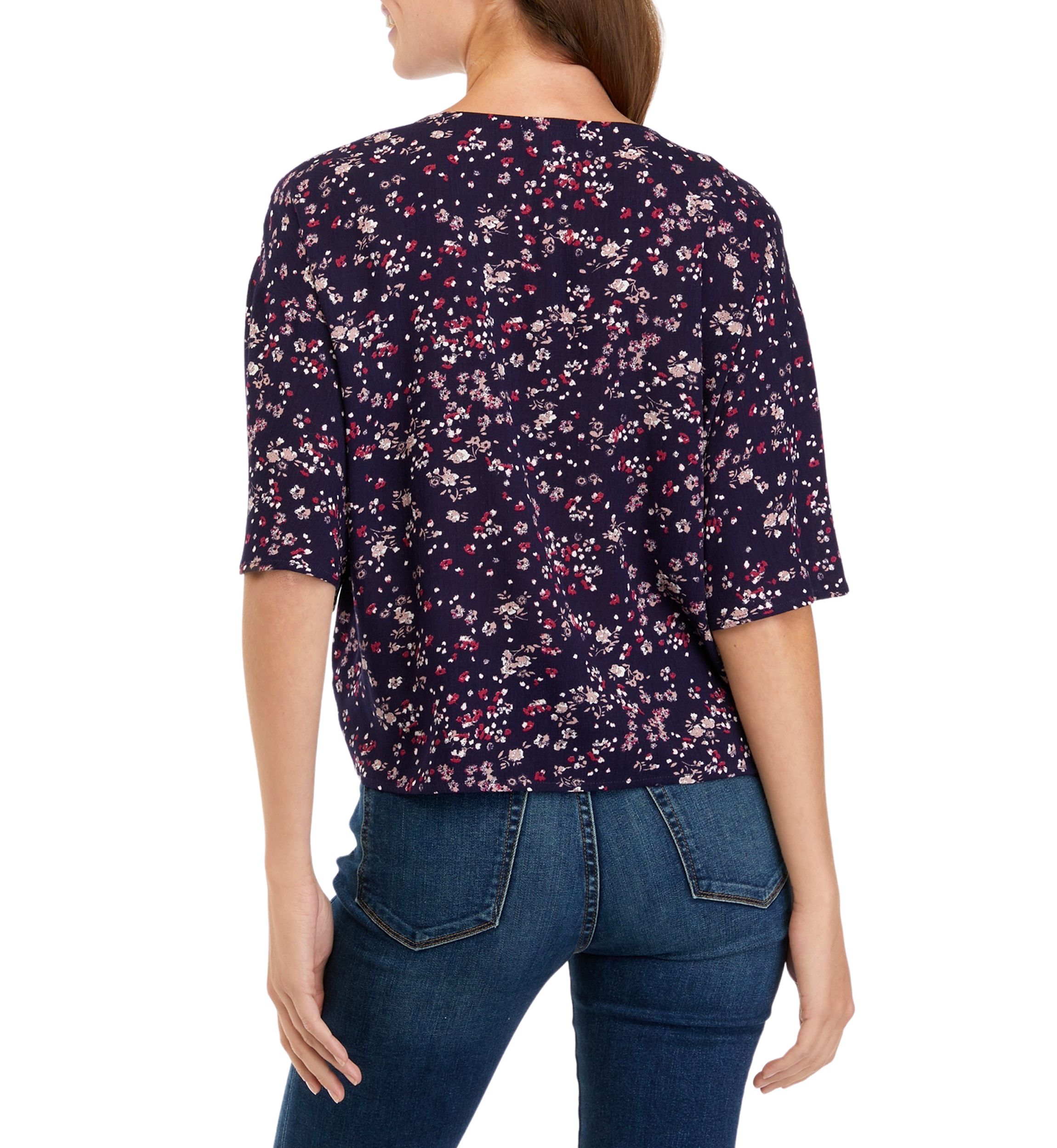 Juniors Dolman Tie Front Top