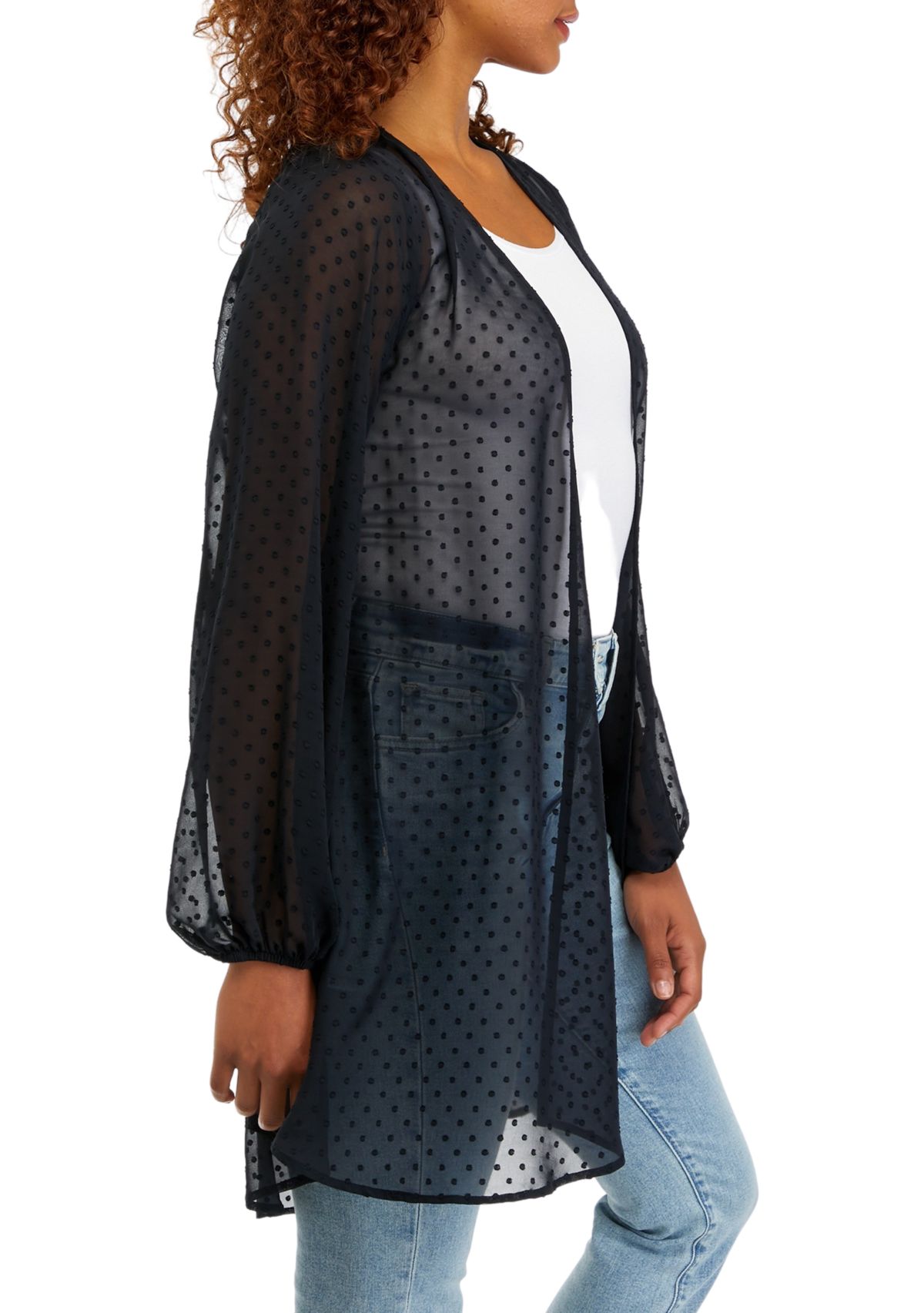 Juniors Printed Kimono