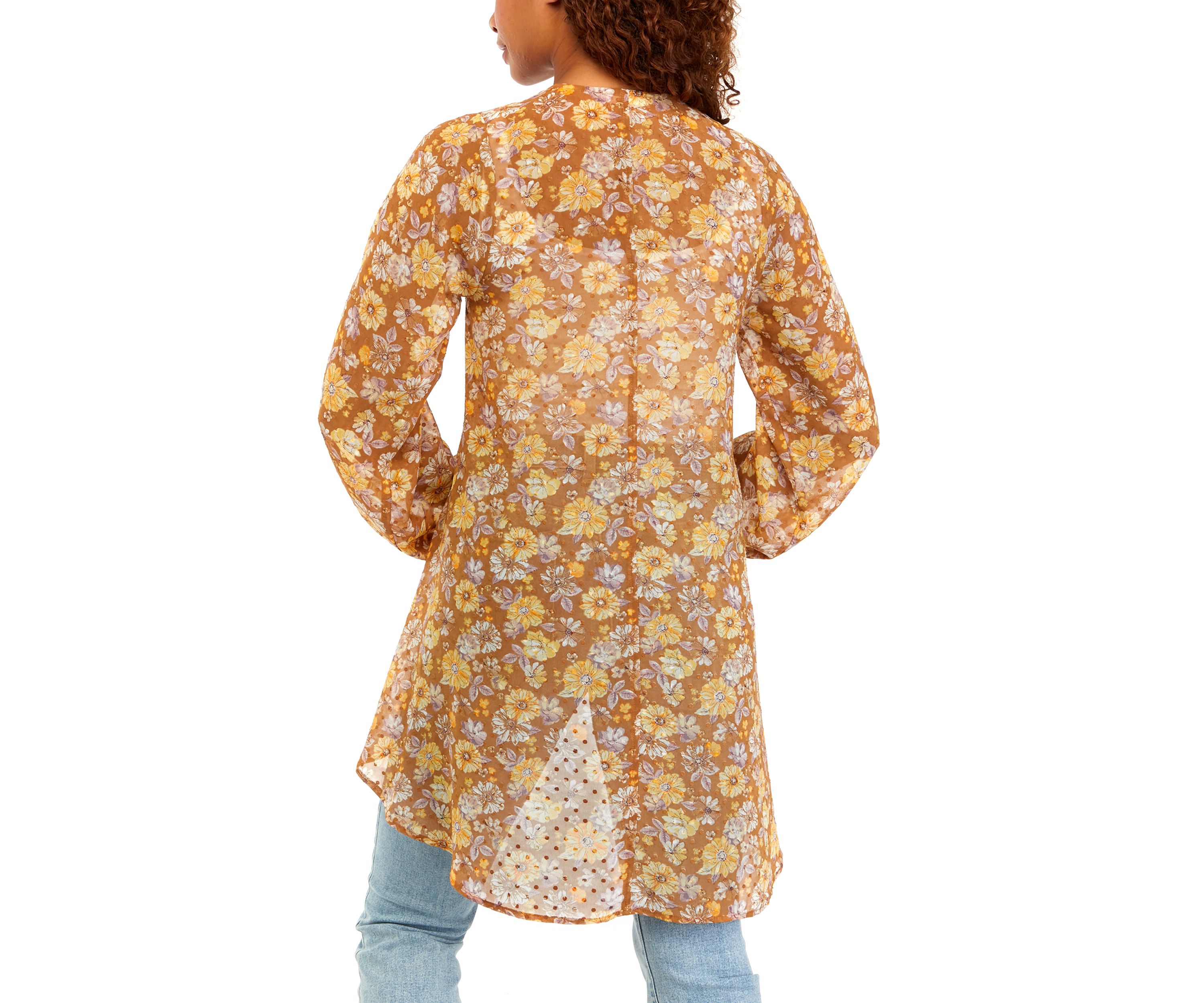 Juniors Printed Kimono