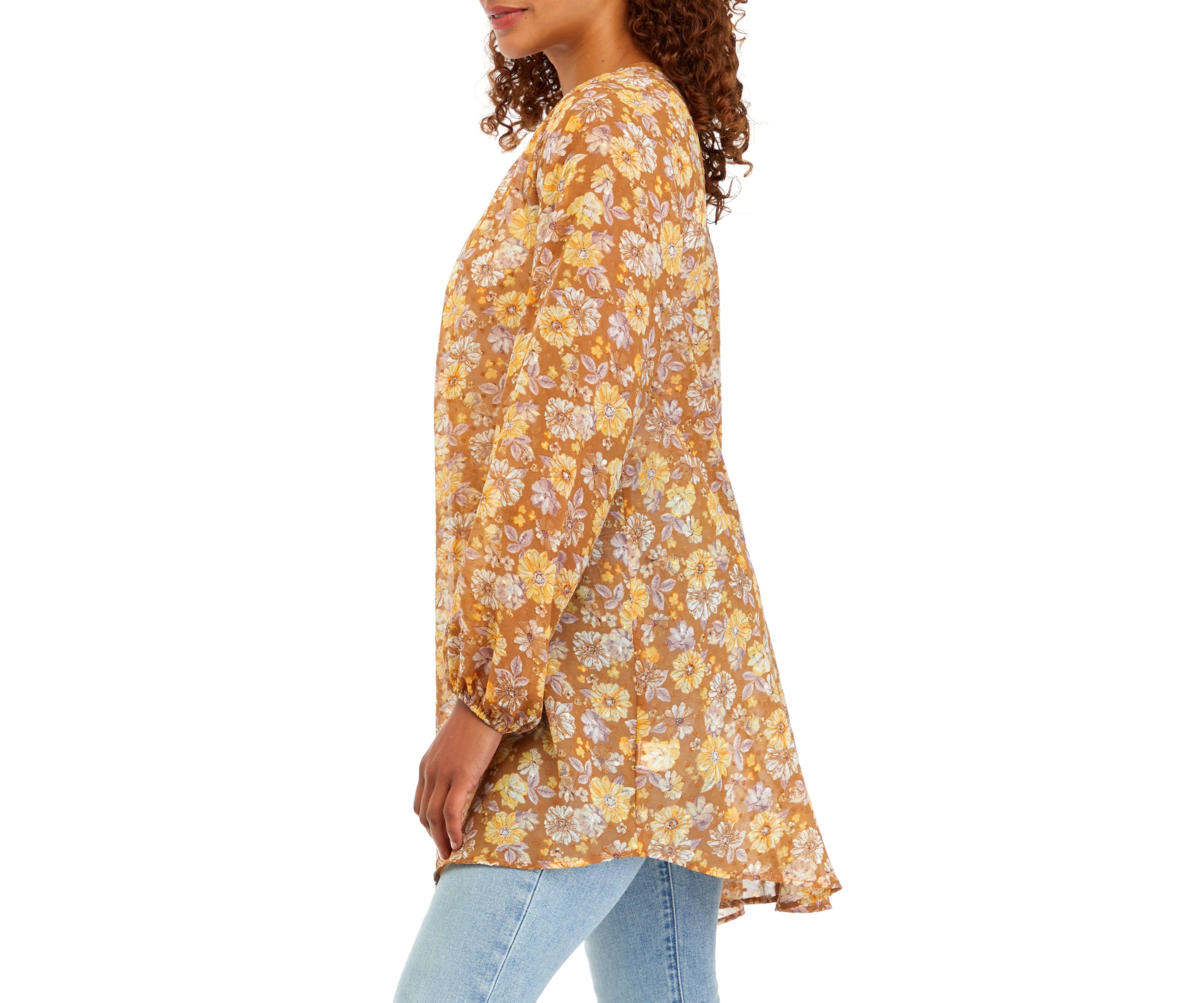 Juniors Printed Kimono