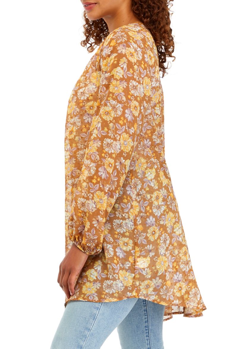 Juniors Printed Kimono
