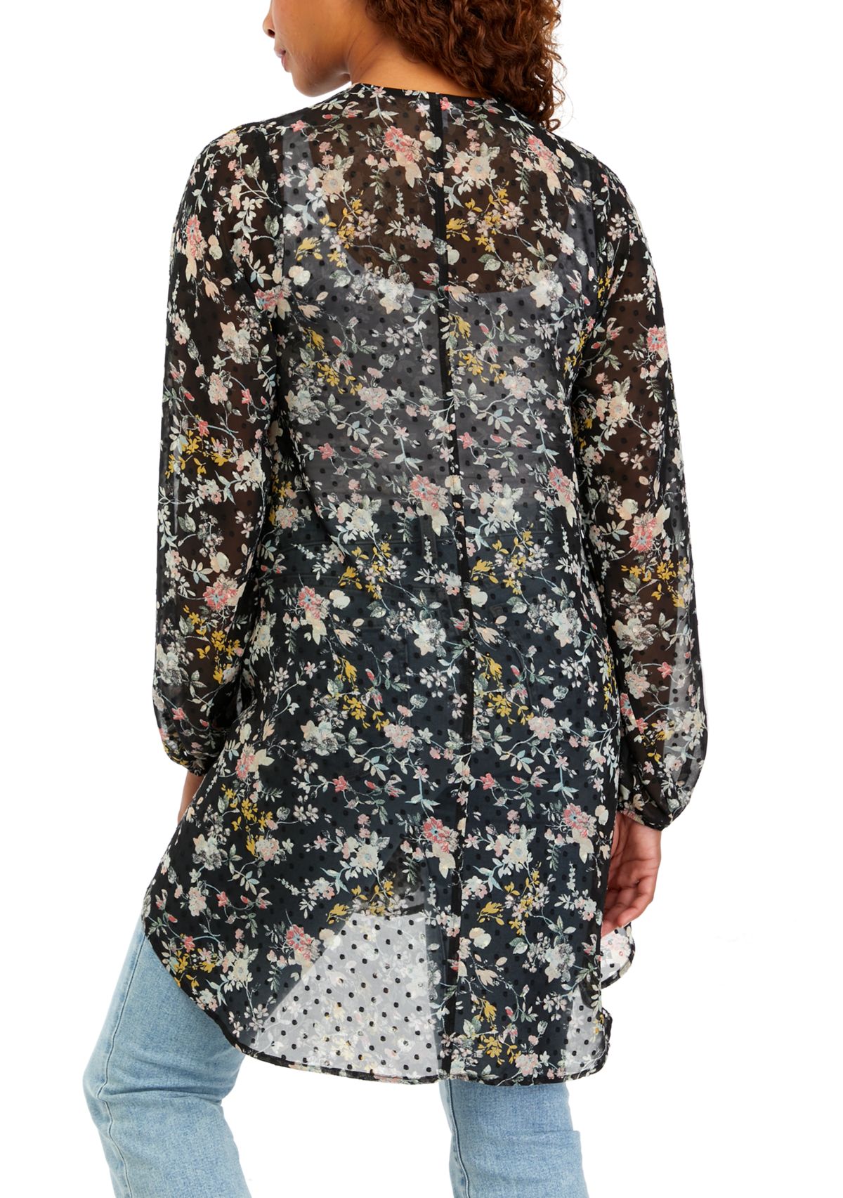 Juniors Printed Kimono