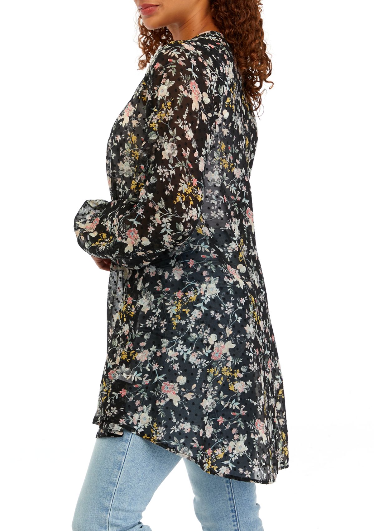 Juniors Printed Kimono