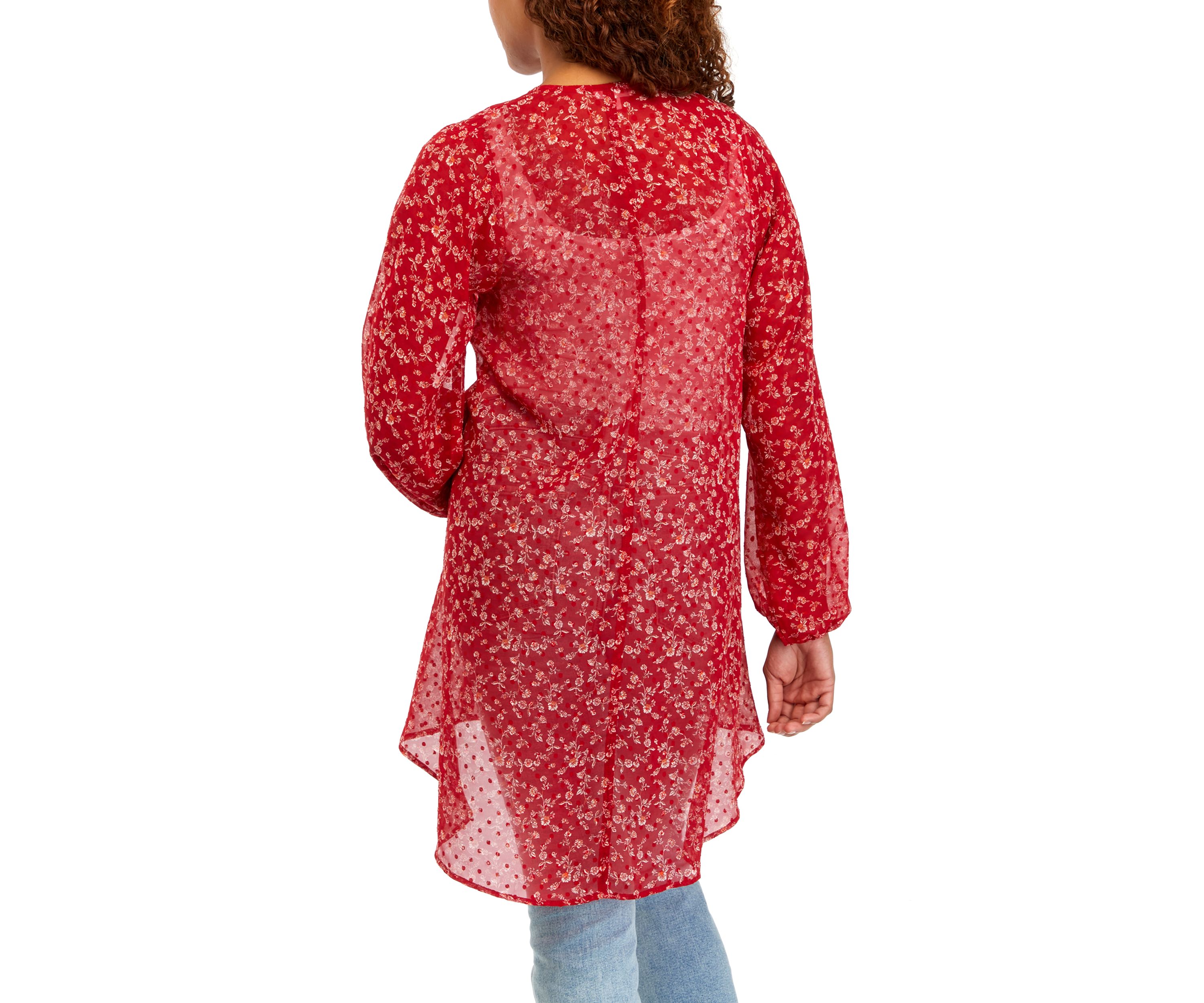 Juniors Printed Kimono