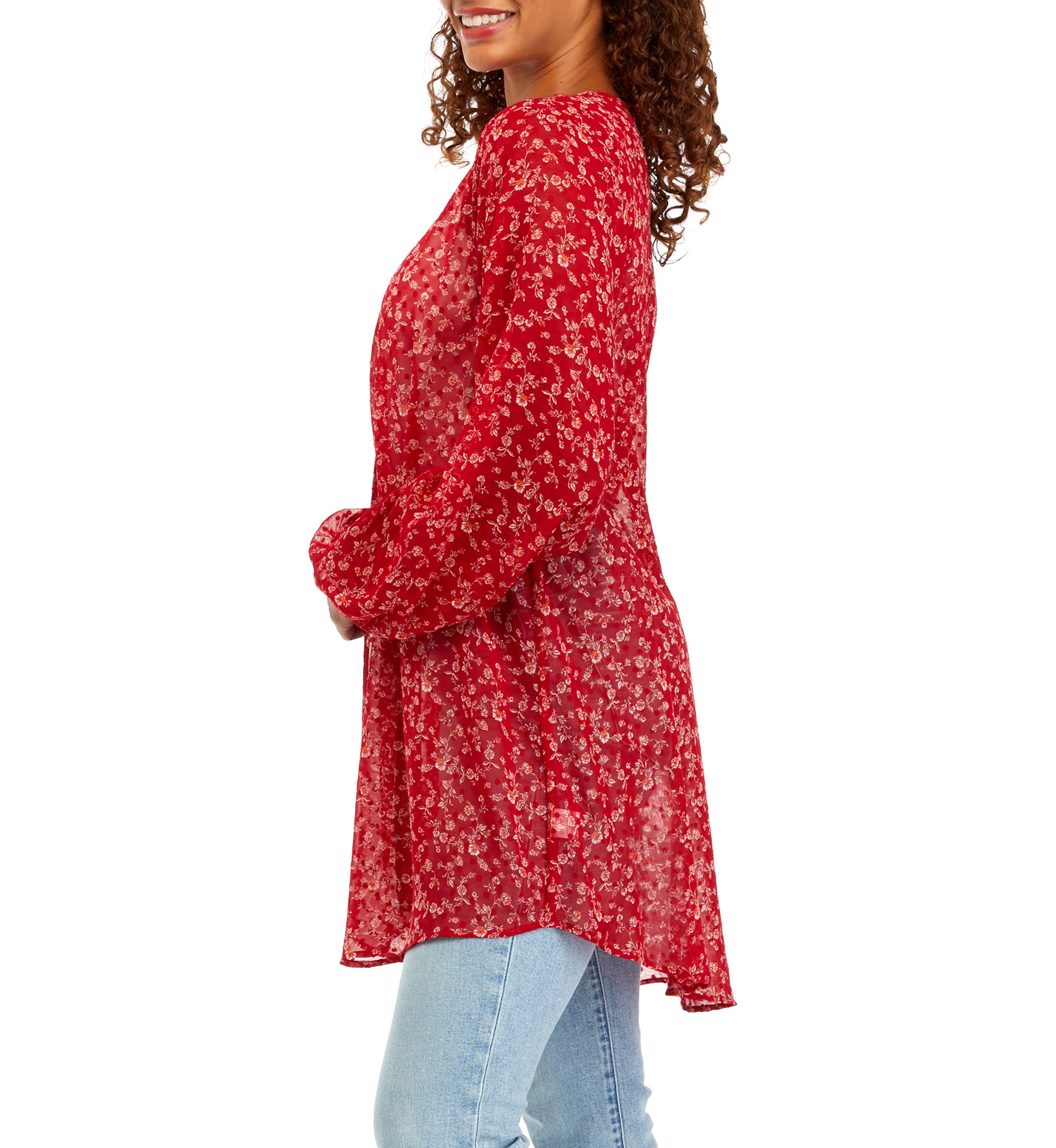 Juniors Printed Kimono