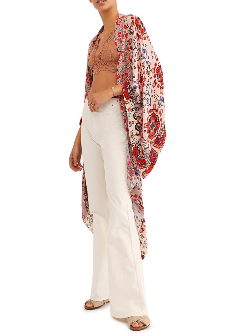 Little Wing Mix Print Kimono