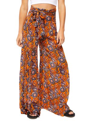 FP One Aloha Printed Wide-Leg Pants - ShopStyle