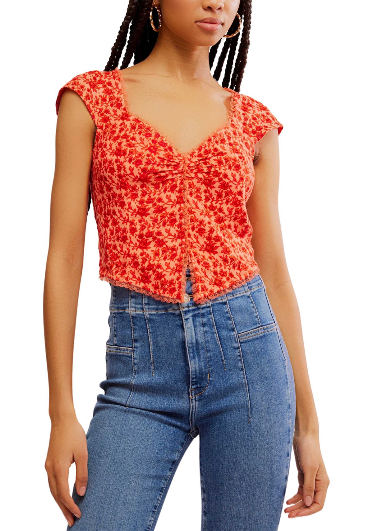 One Faye Printed Top