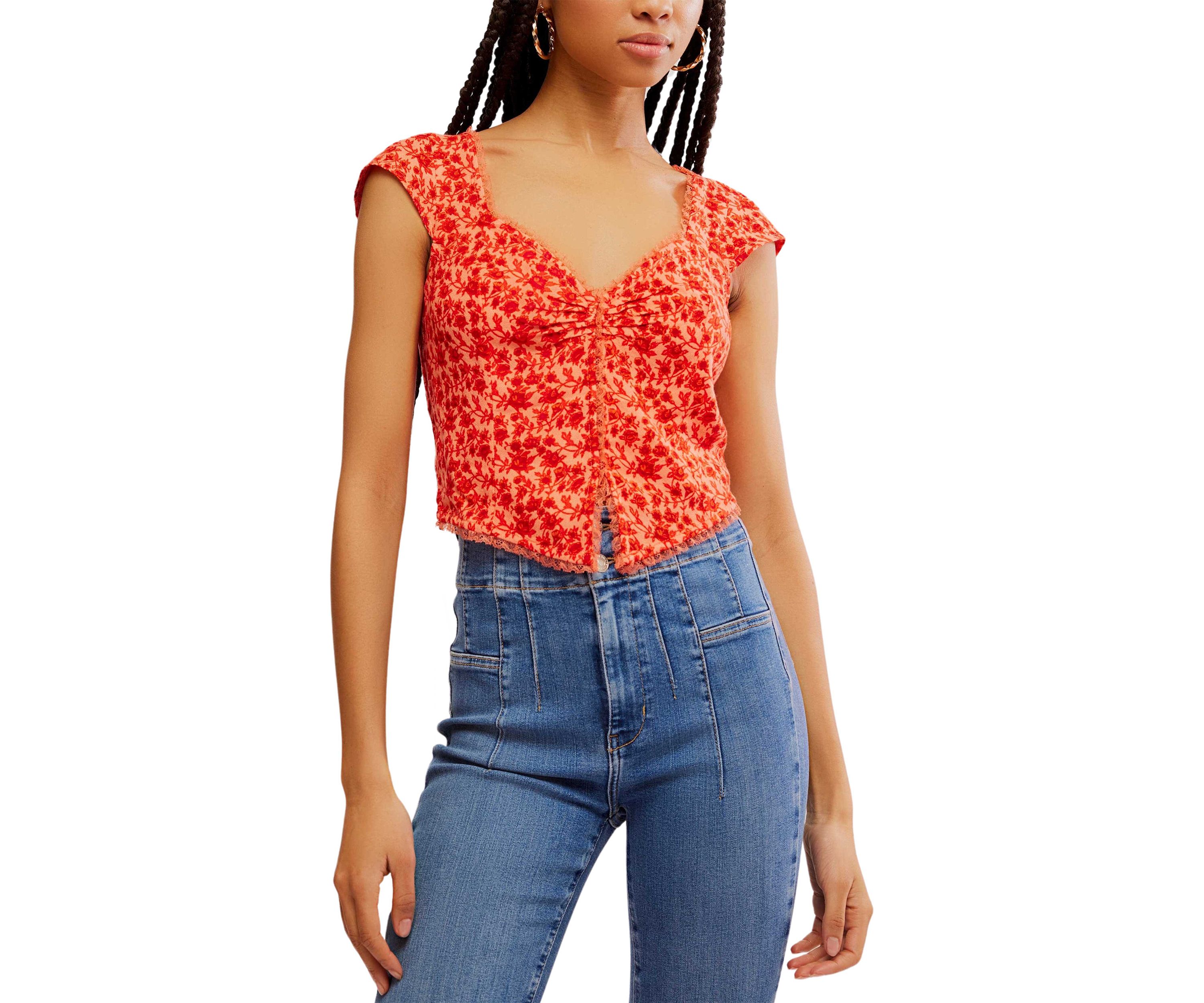 One Faye Printed Top