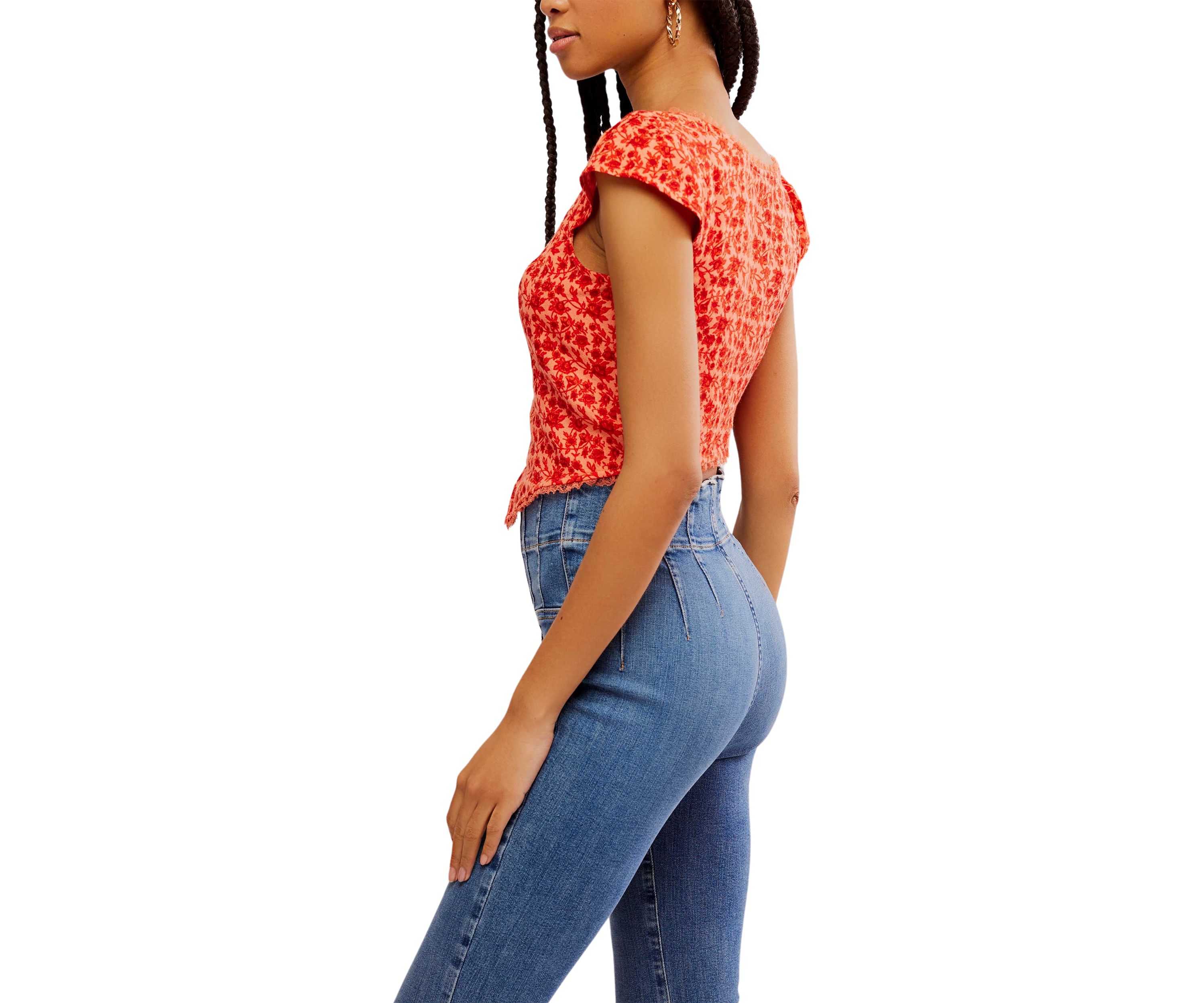 One Faye Printed Top
