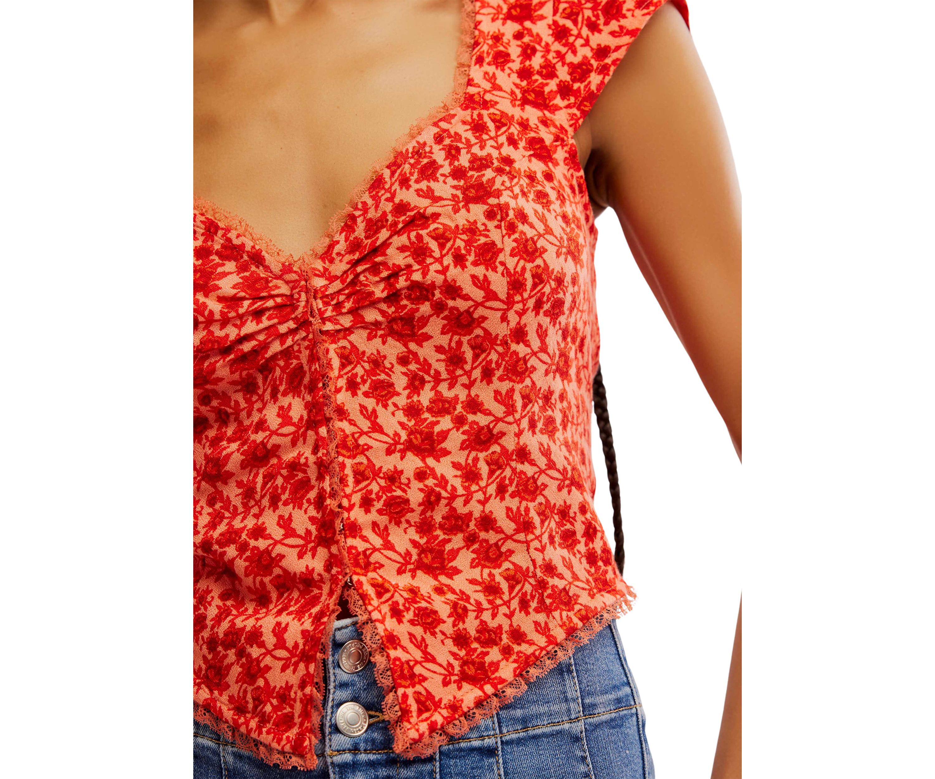 One Faye Printed Top