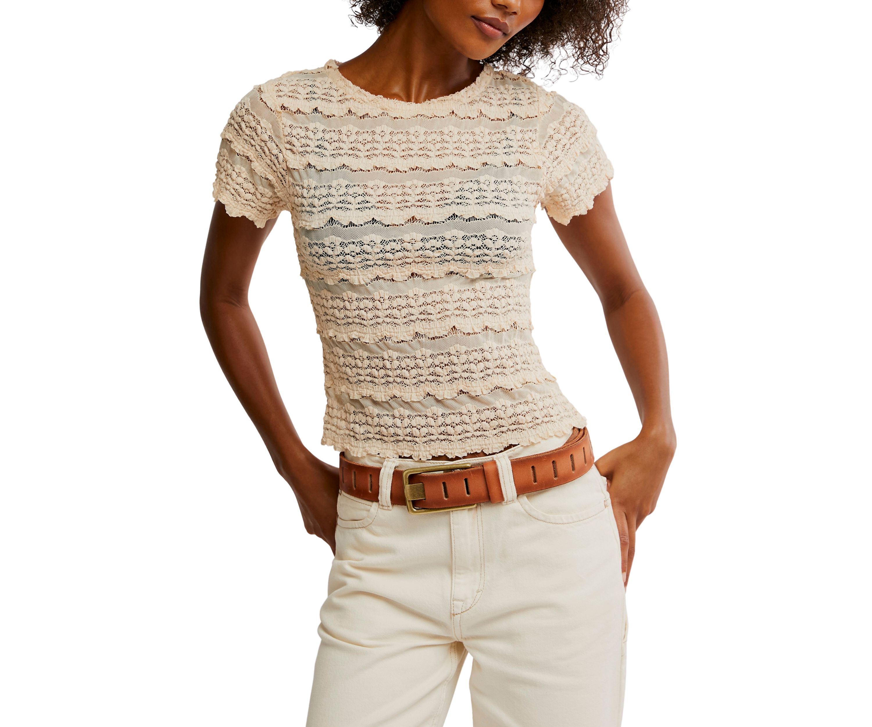 Angelica Lace Tee