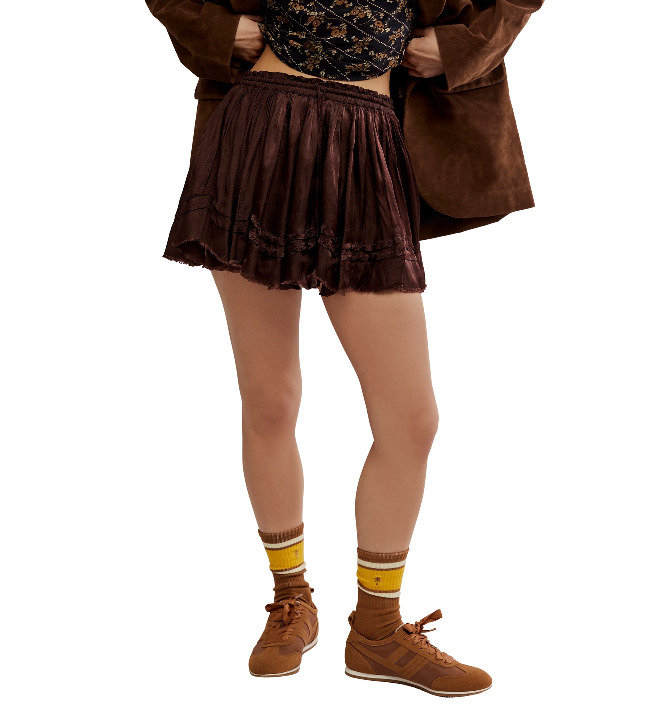 FP One Third Charm Shine Mini Skirt