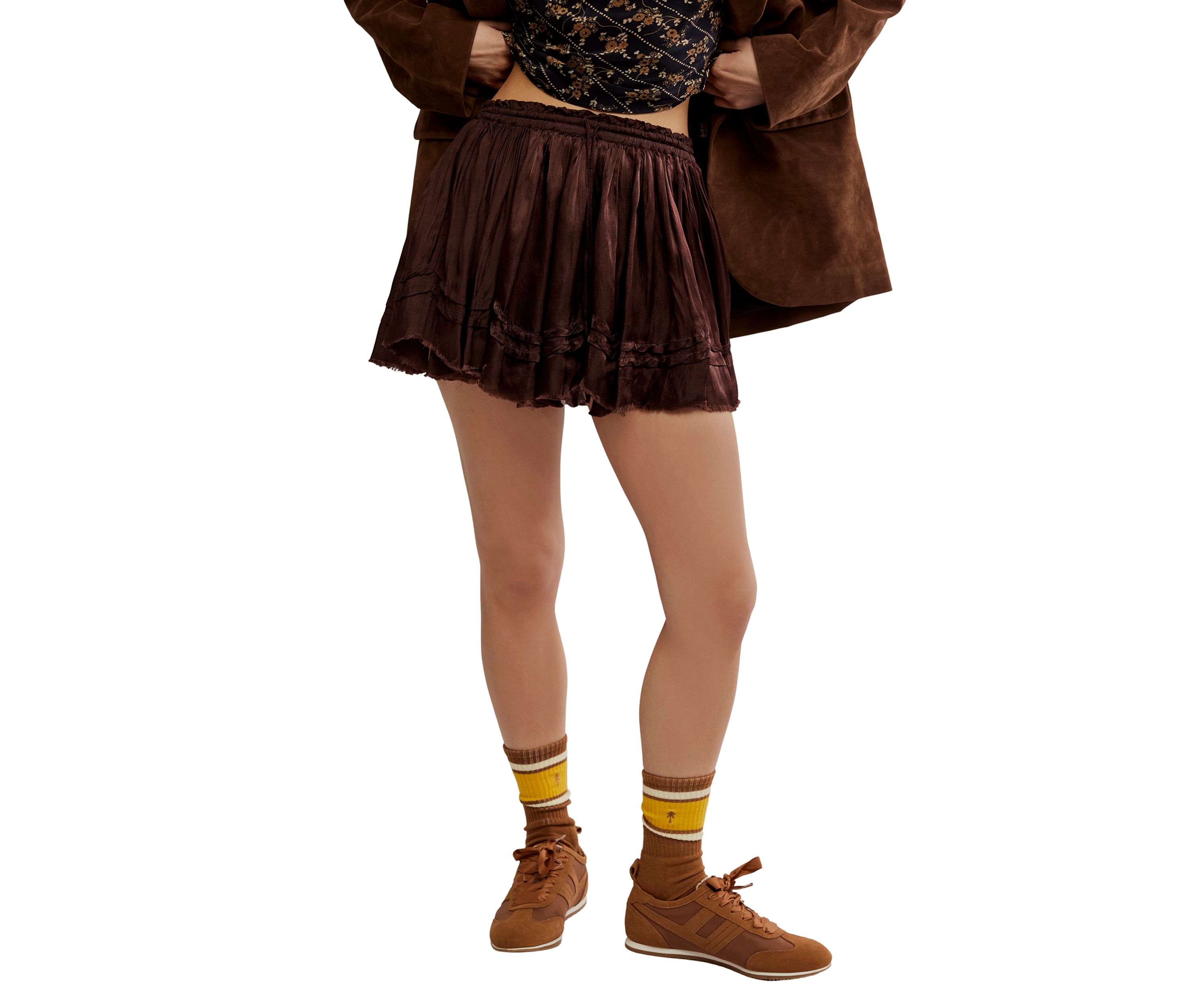 FP One Third Charm Shine Mini Skirt