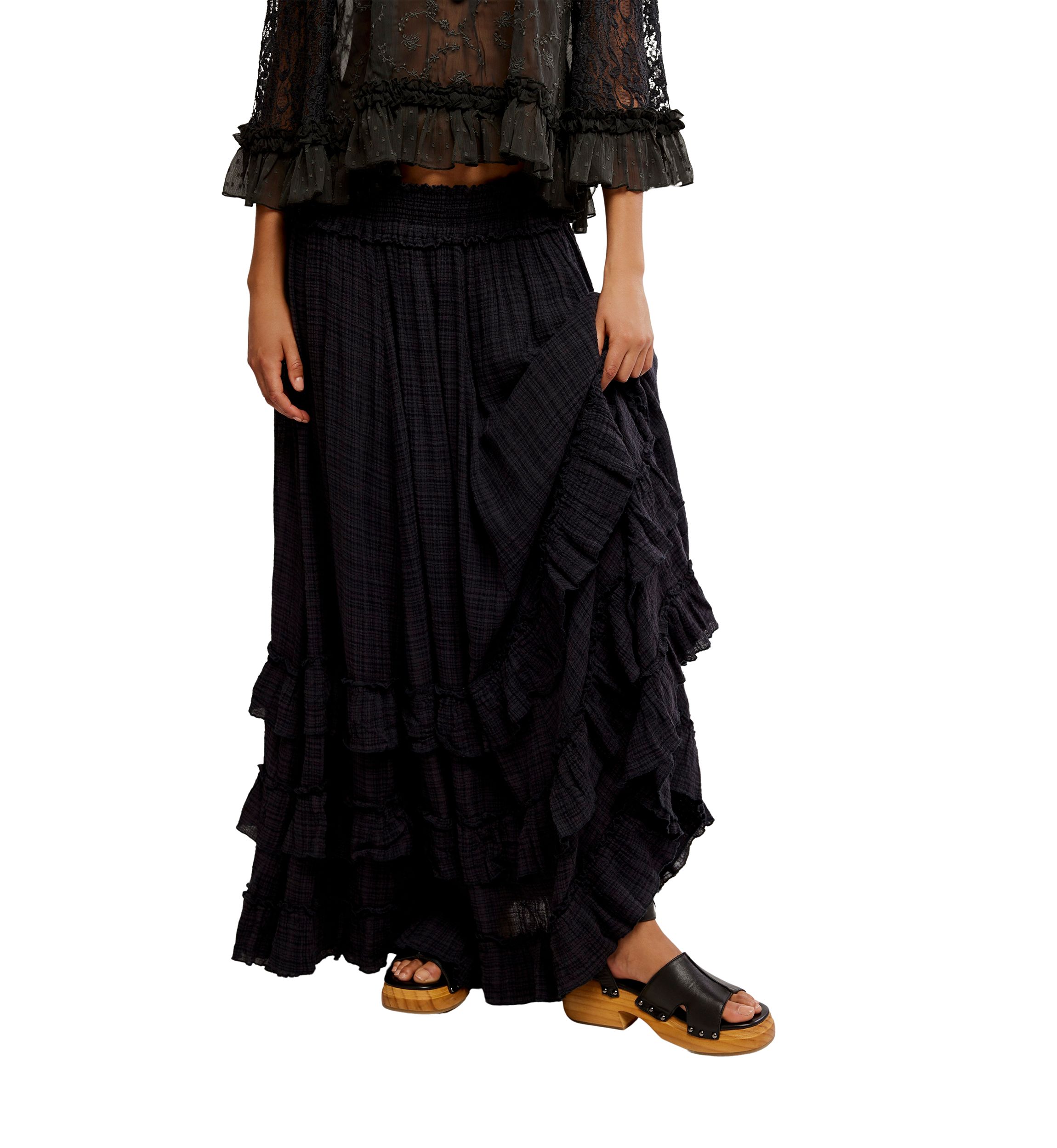 FP One Brynn Printed Maxi Skirt