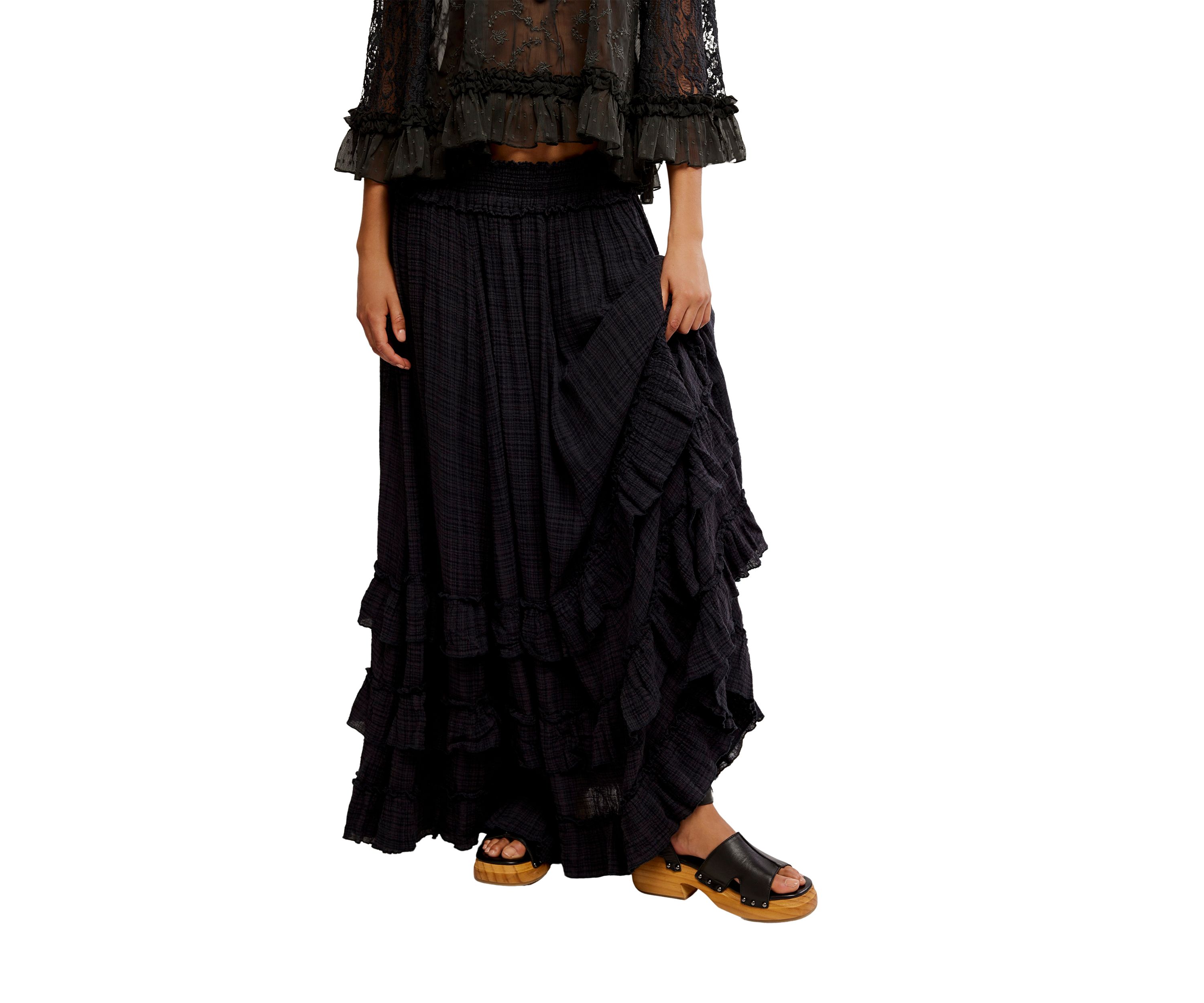FP One Brynn Printed Maxi Skirt