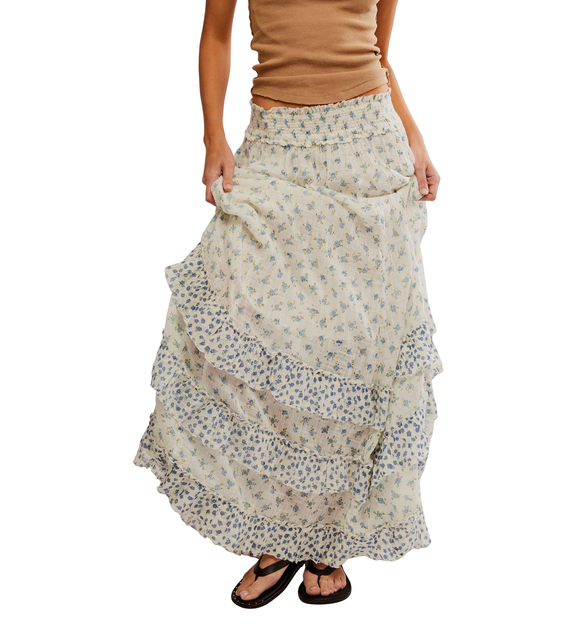 Brynn Printed Maxi Skirt