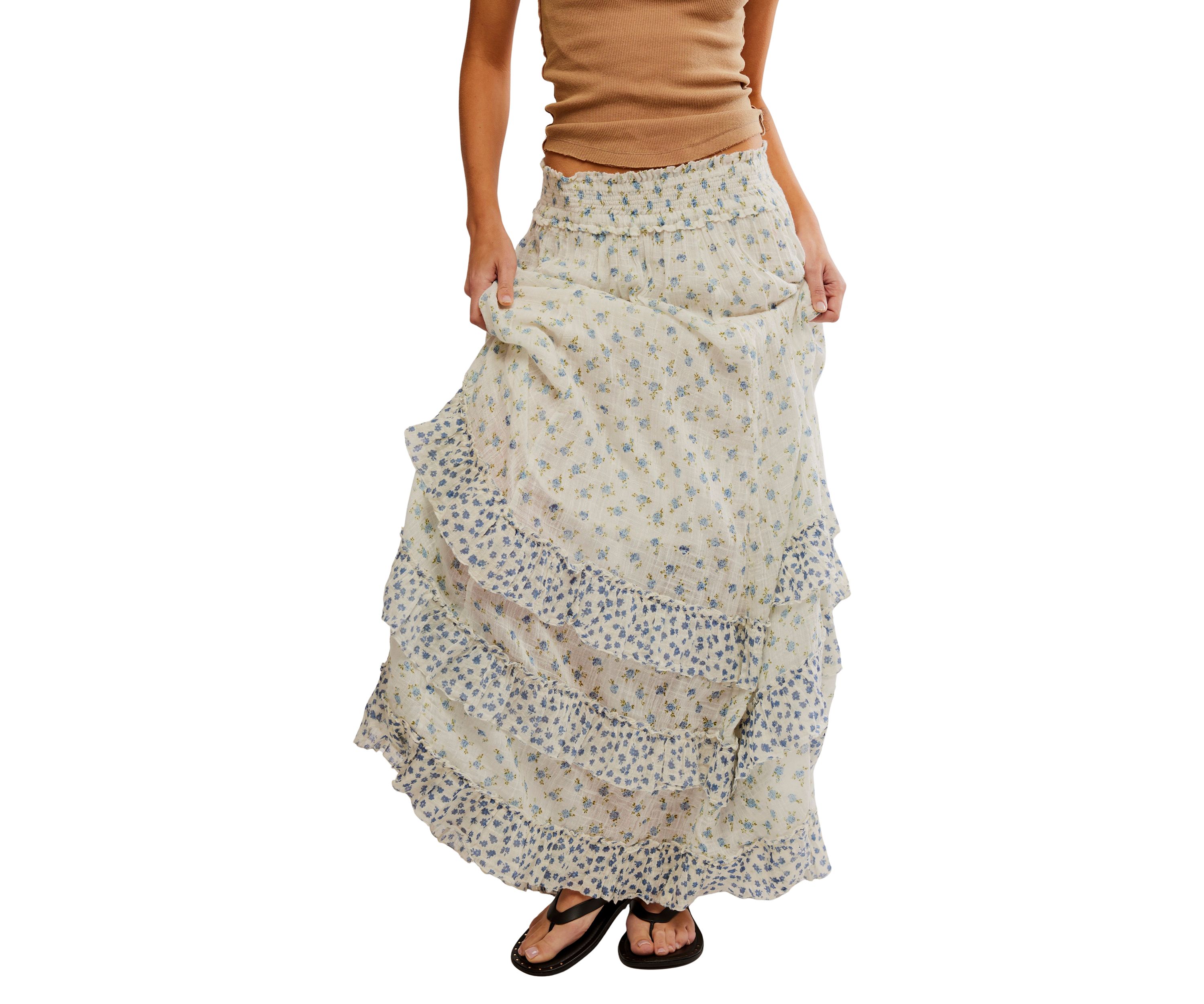 Brynn Printed Maxi Skirt