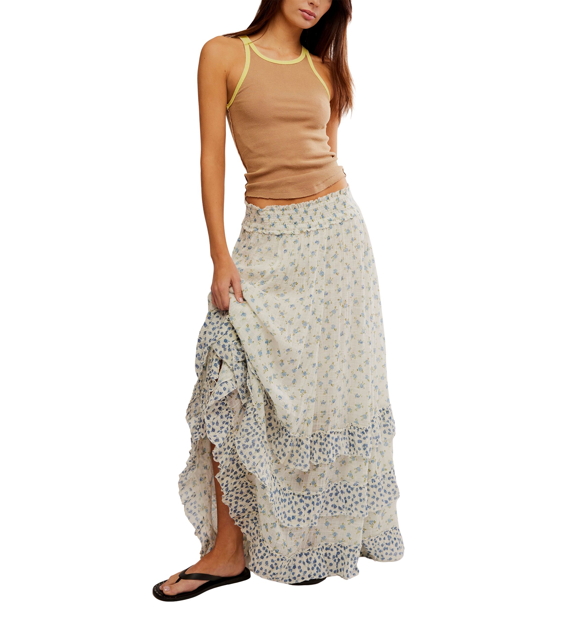 Brynn Printed Maxi Skirt