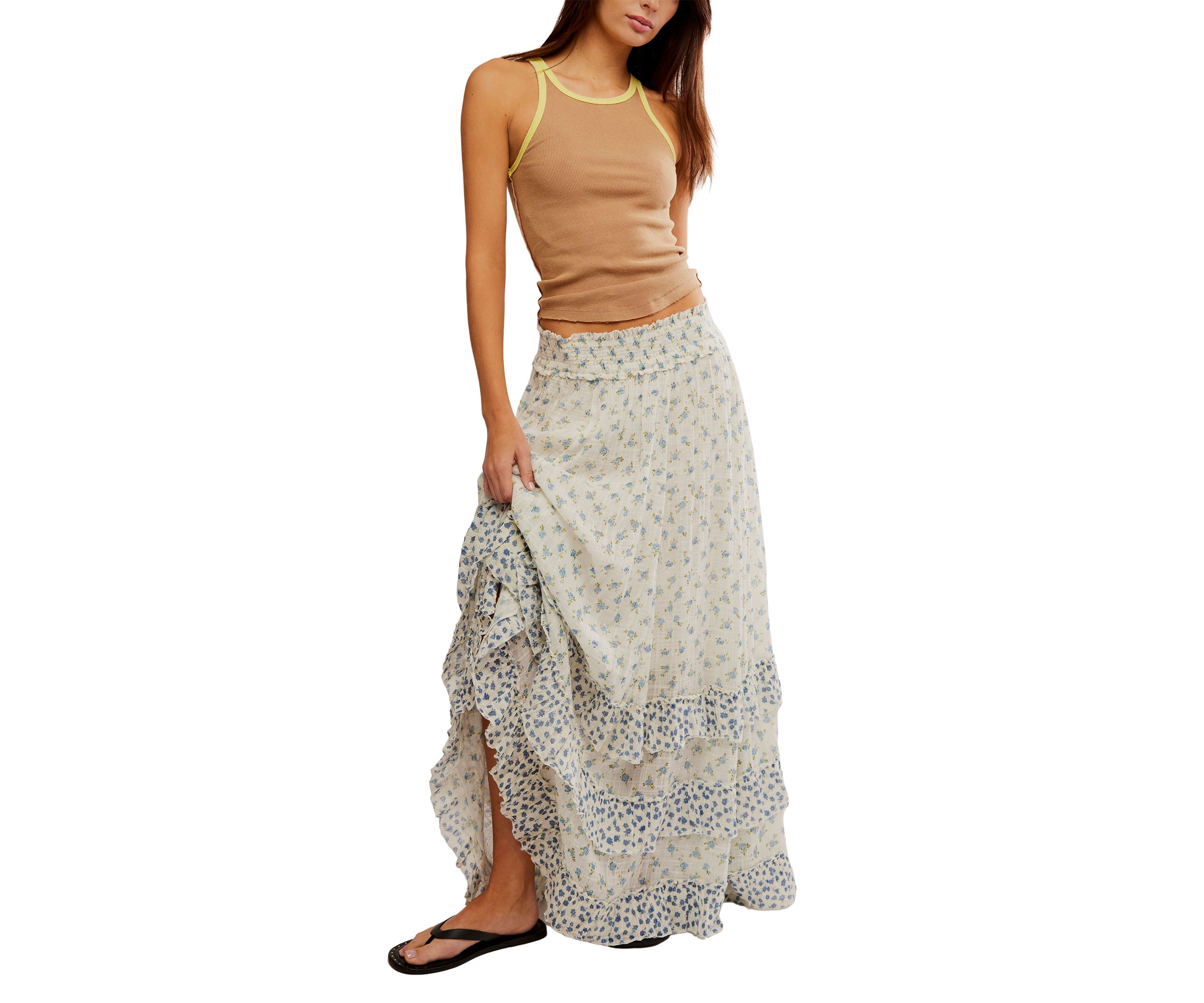 Brynn Printed Maxi Skirt