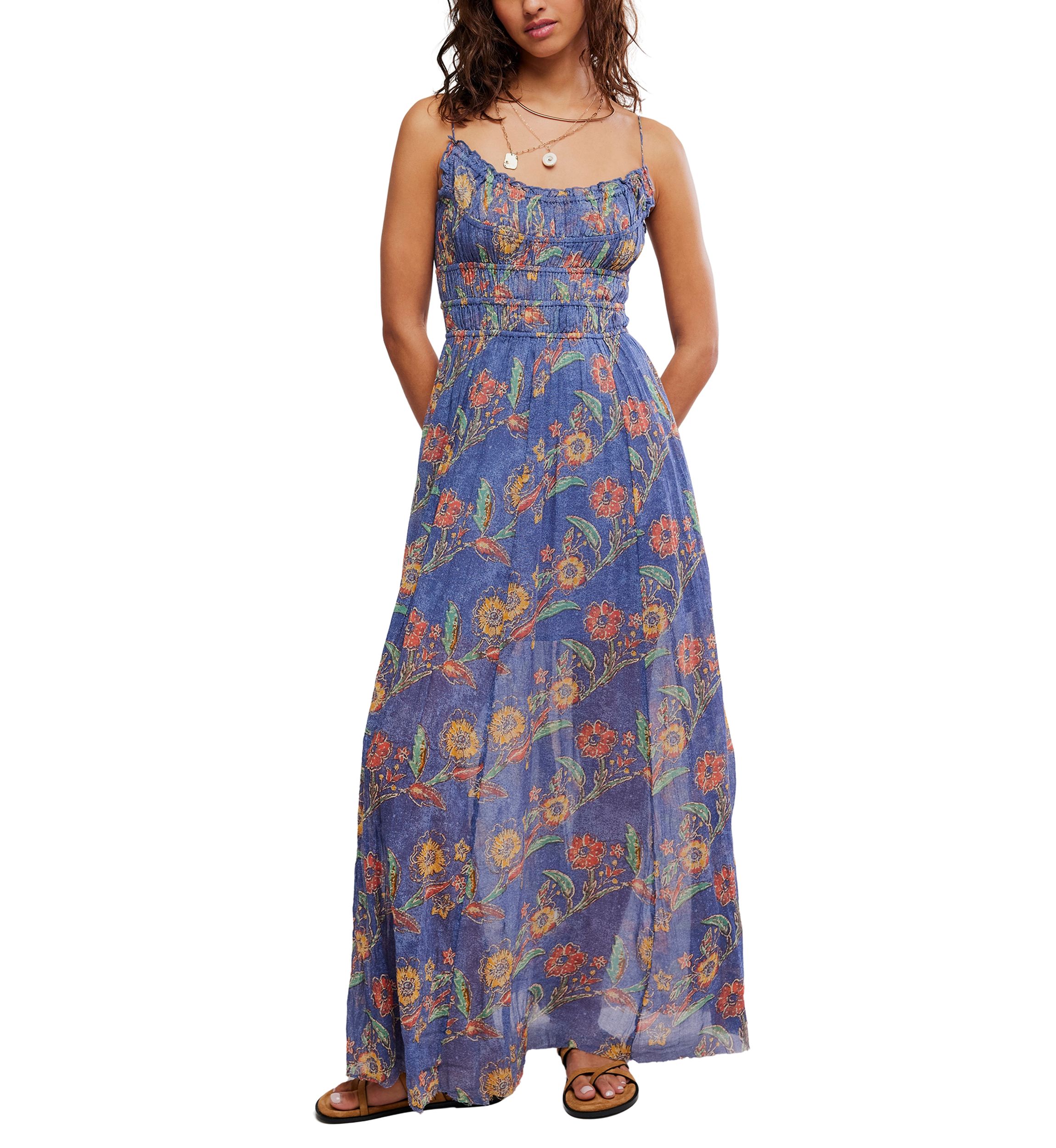 belk maxi dresses Lucky Brand Women's Sleeveless Printed Dress Clearance: Women's Maxi Dresses |