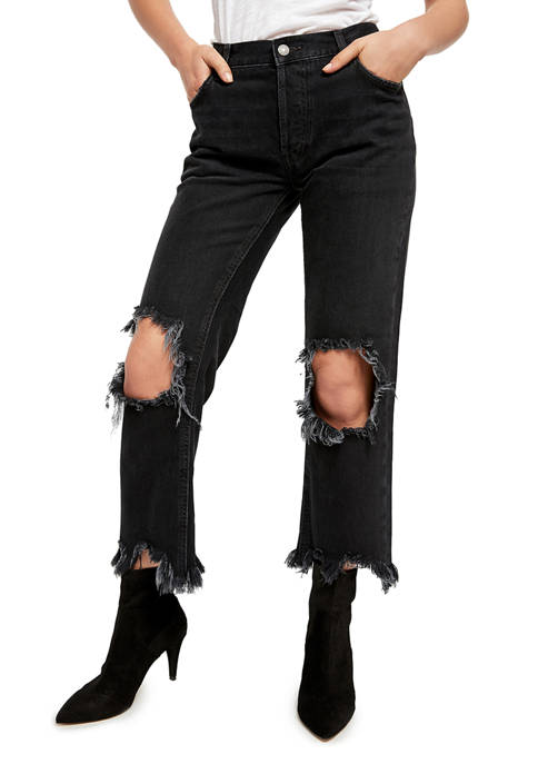 Maggie Mid-Rise Straight-Leg Jeans
