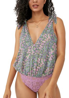 Free People On The Dance Floor Velvet Bodysuit – Bliss Bandits