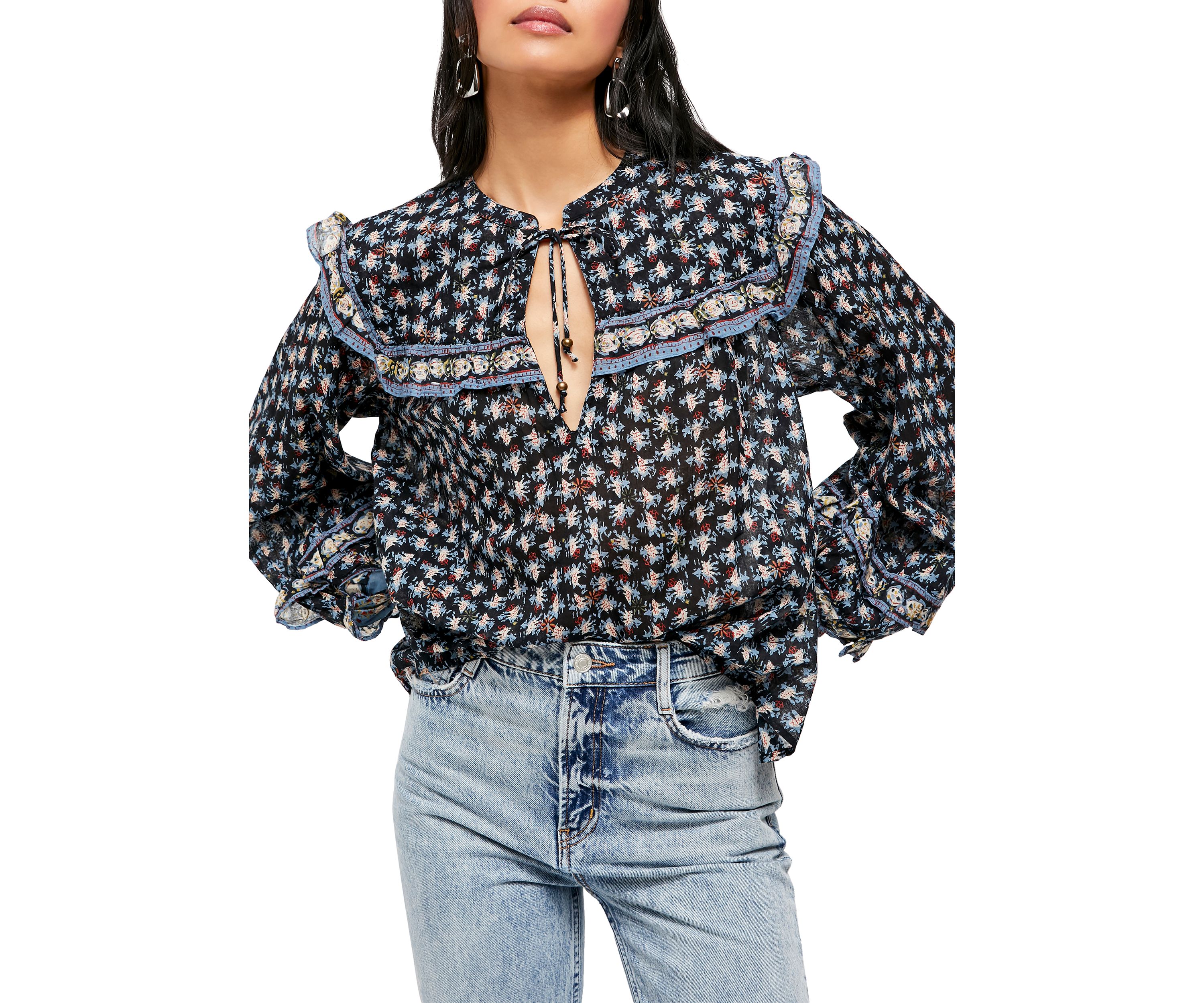 Jenna Printed Blouse 