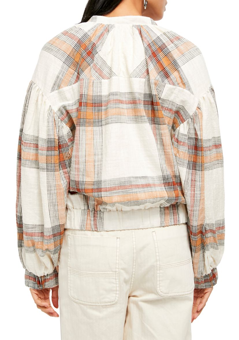 MATTIE PLAID BOMBER