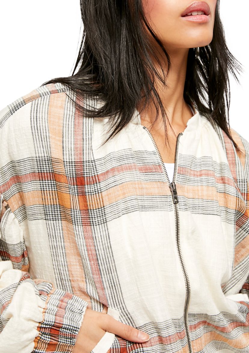 MATTIE PLAID BOMBER
