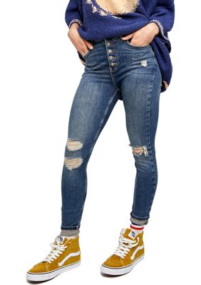 Free People Sabrina Super Skinny Jeans