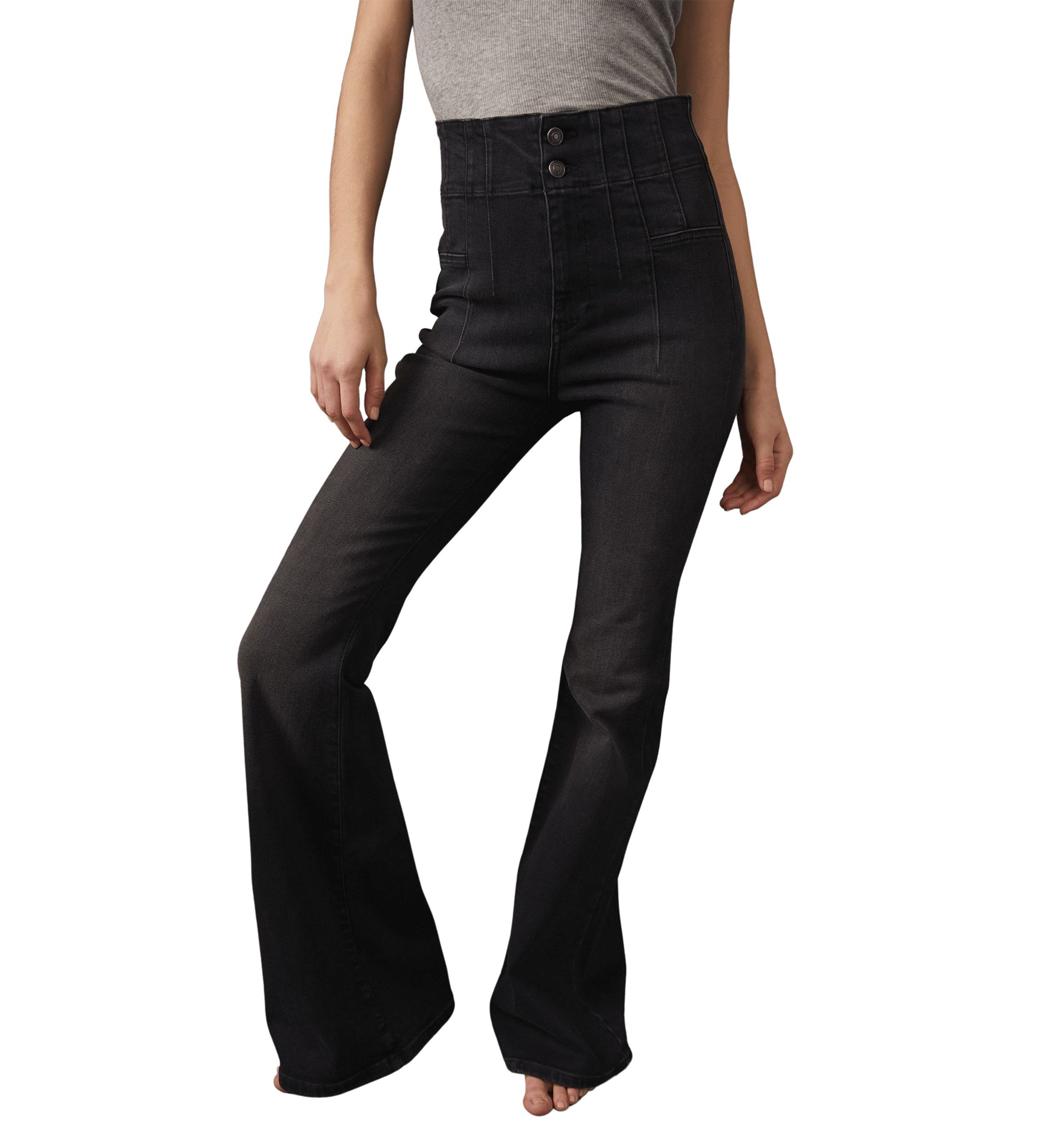 We The Free Two Button Flare Jeans