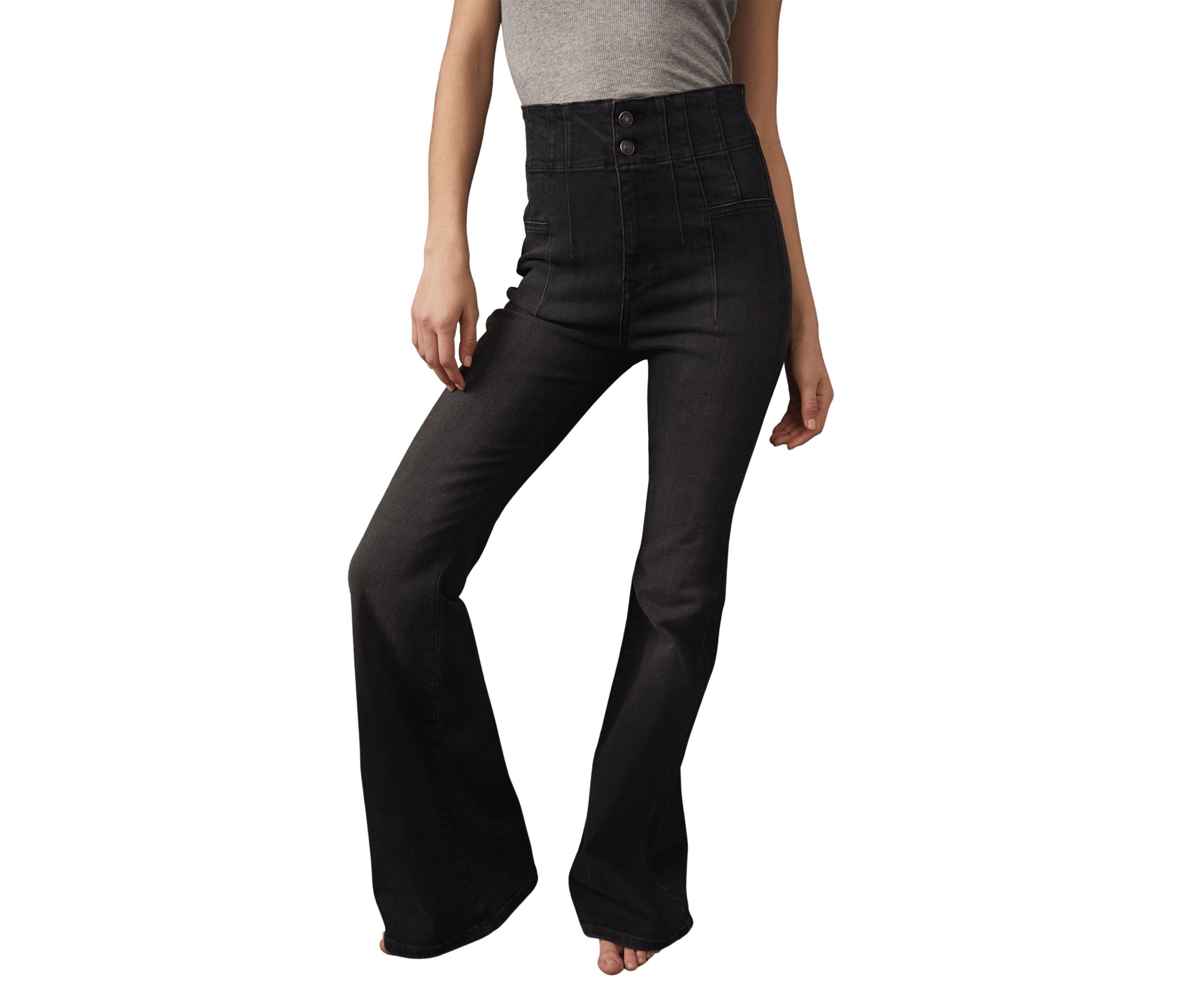 We The Free Two Button Flare Jeans