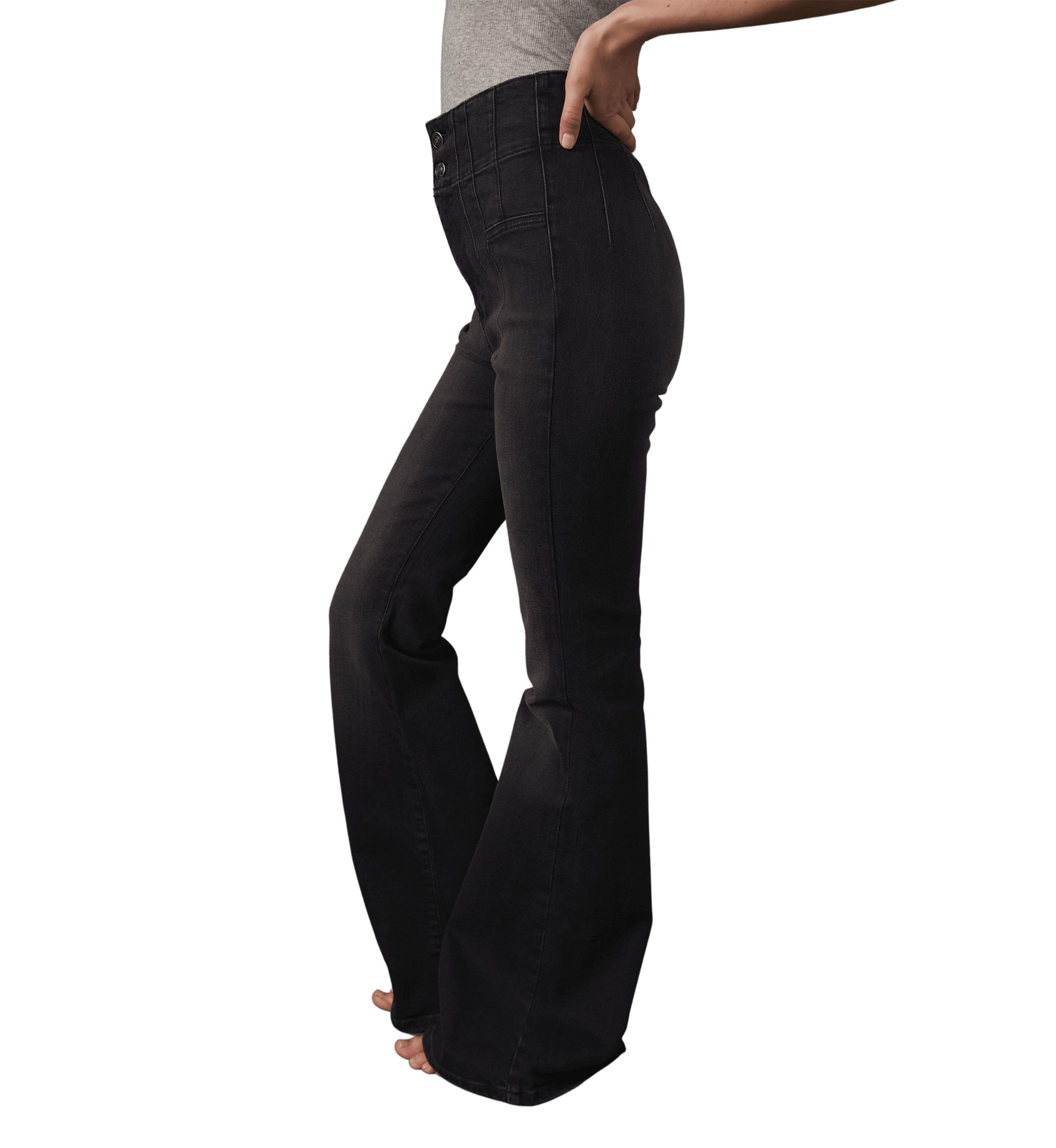 We The Free Two Button Flare Jeans