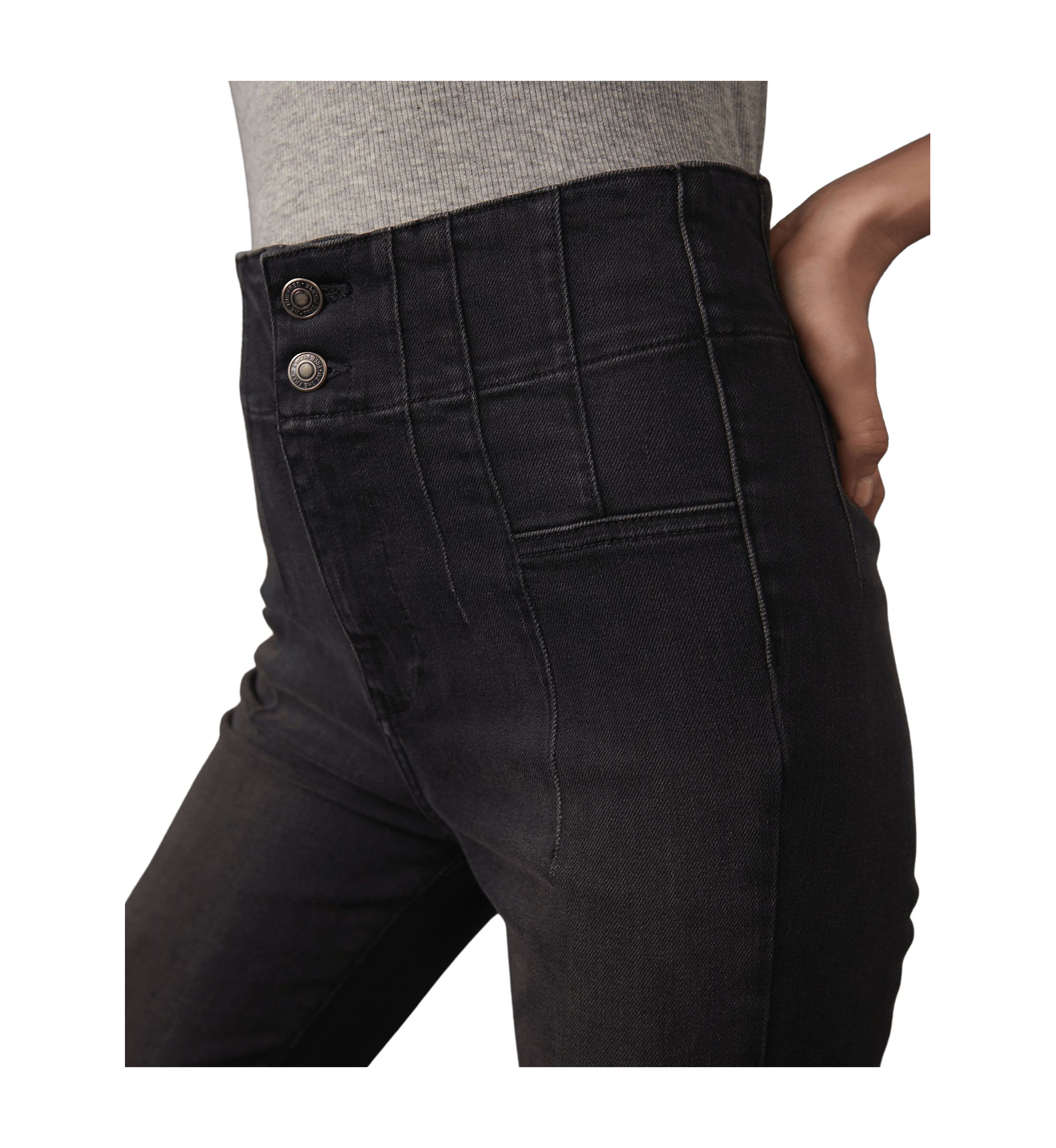 We The Free Two Button Flare Jeans