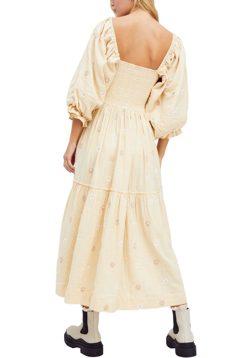 Dahlia Embroidered Maxi Dress