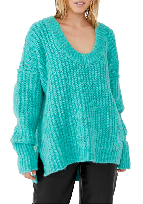 Free People Blue Bell Sweater