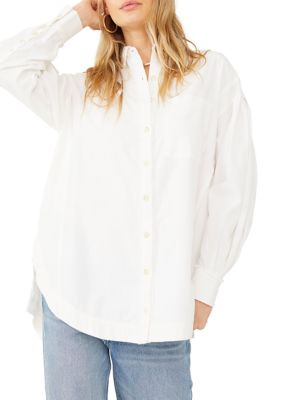 Women's Free People Cool & orders Clean B/d Solid Shirt