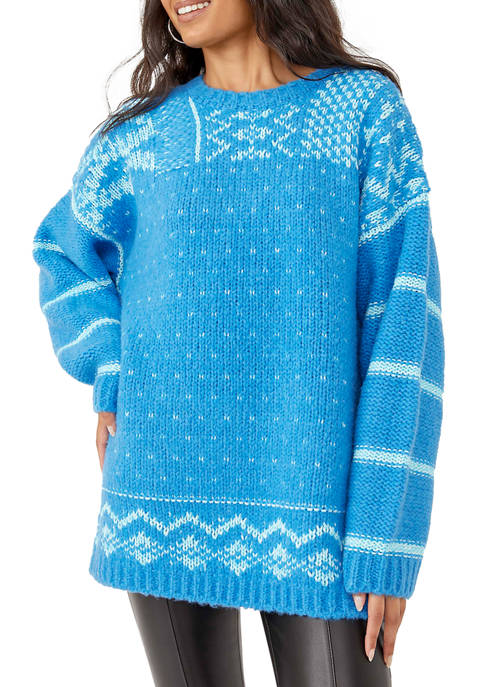 Free People Snow Day Pullover