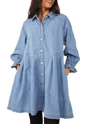 Belk denim dress best sale