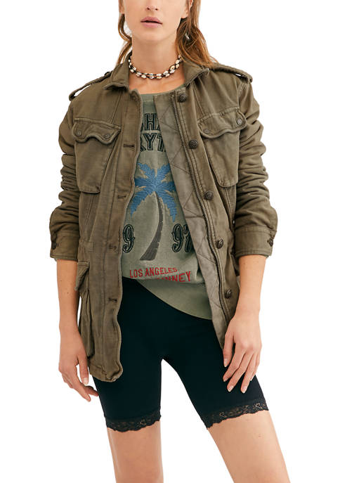 Free People Not Your Brothers Surplus Jacket