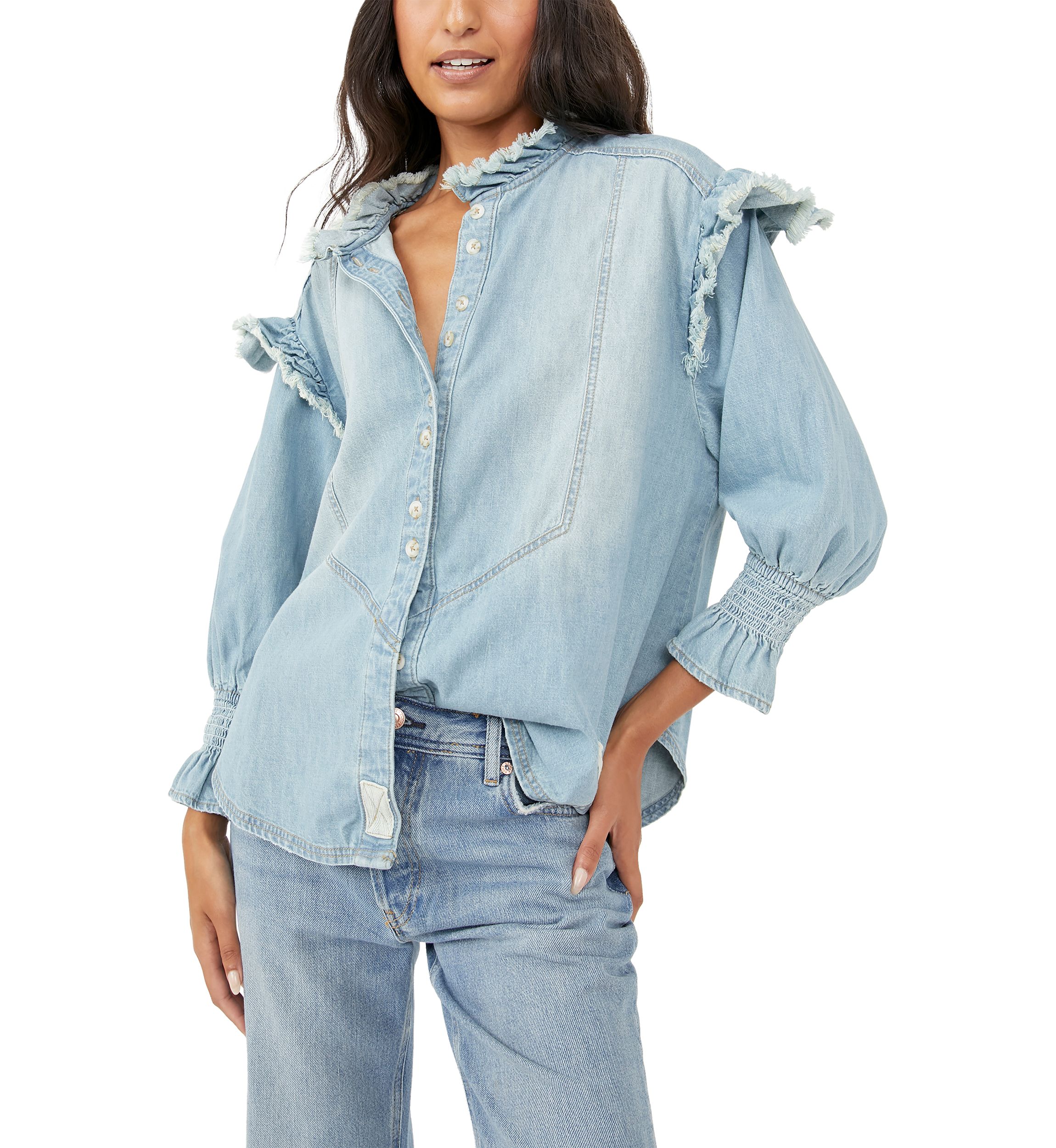 Louise Denim Top