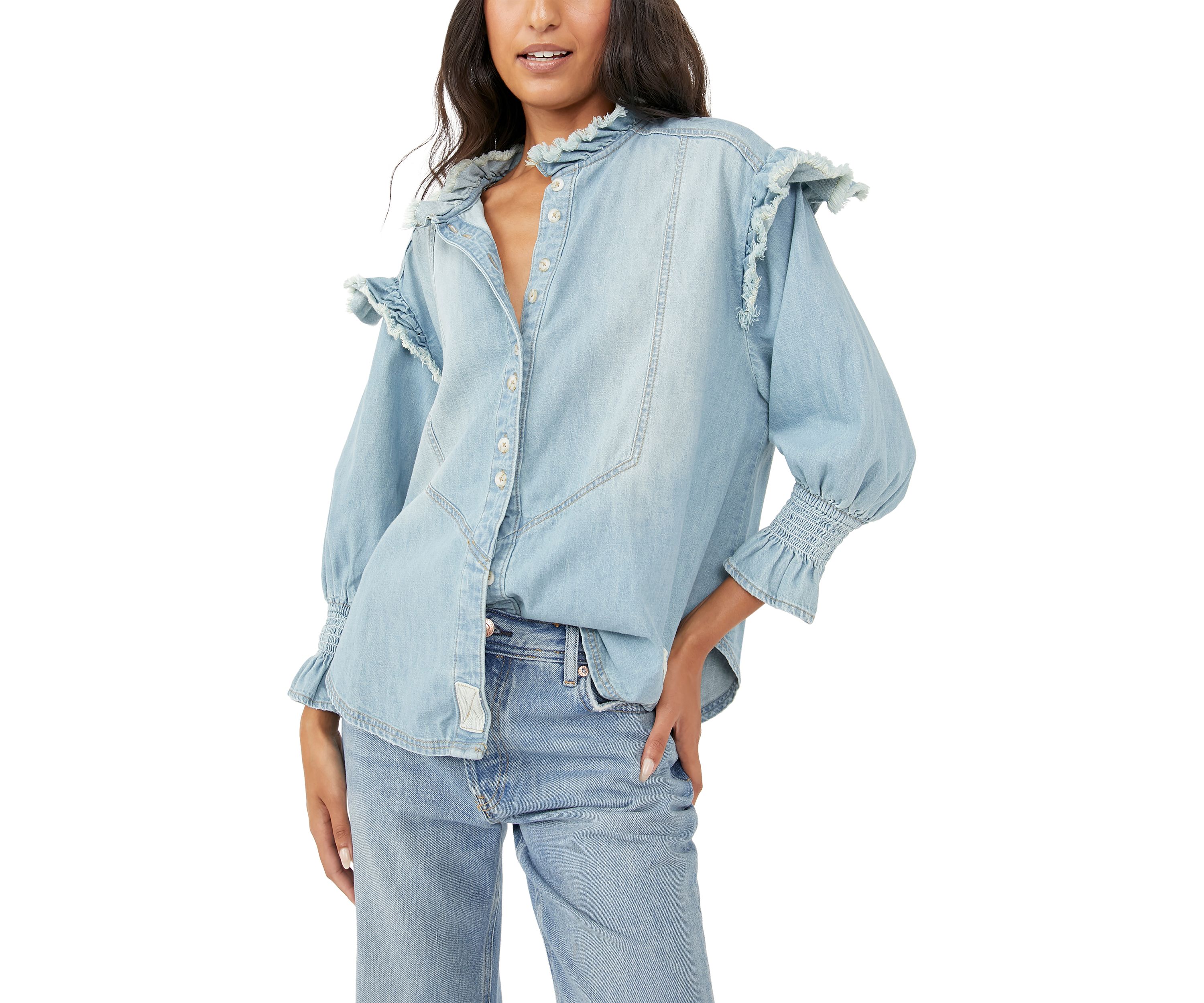 Louise Denim Top