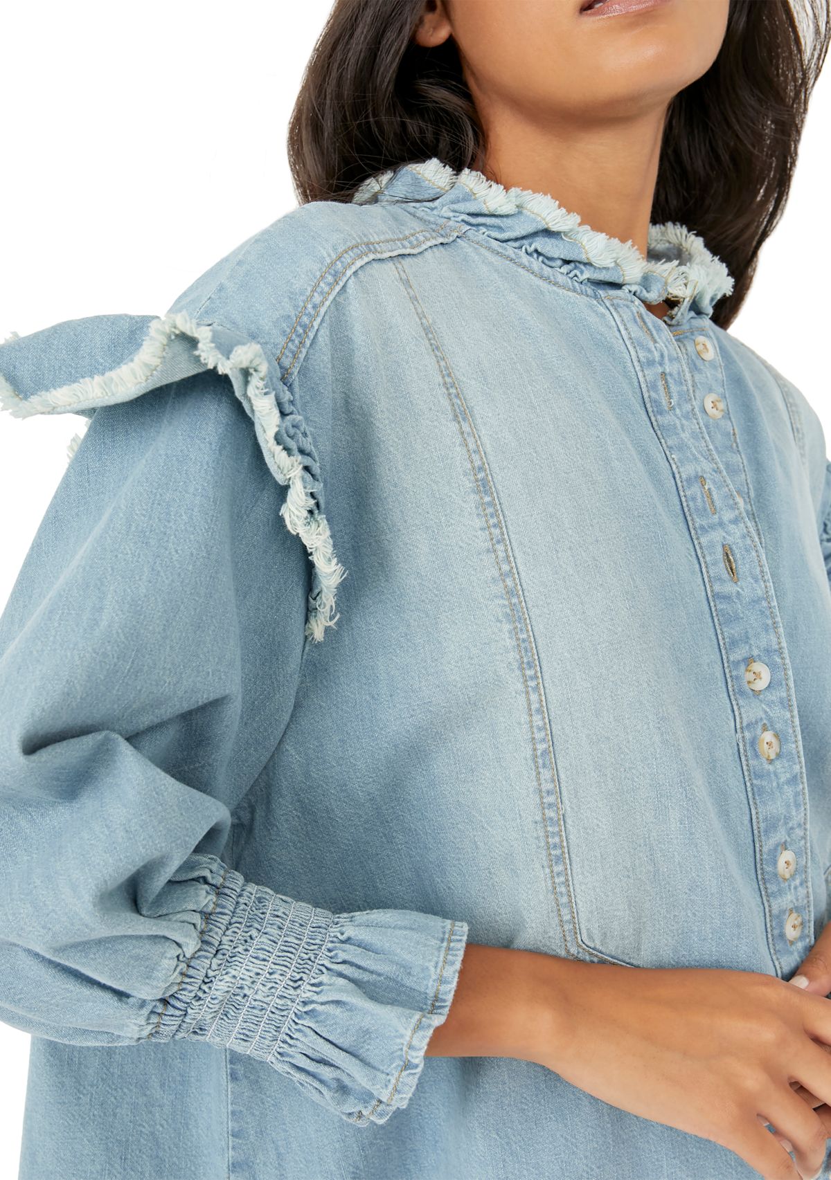 Louise Denim Top