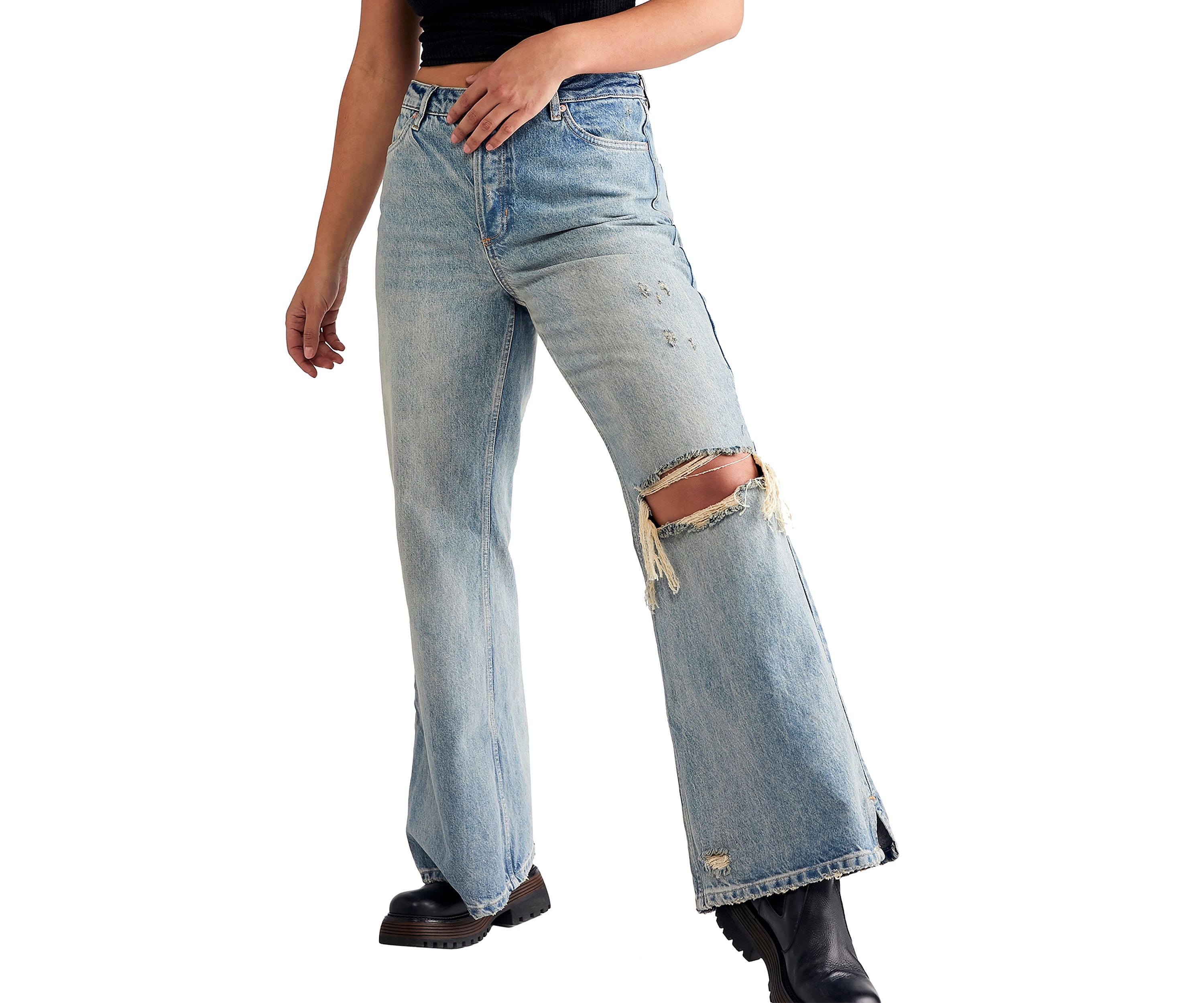 Curvy Misfit Flare Jeans 