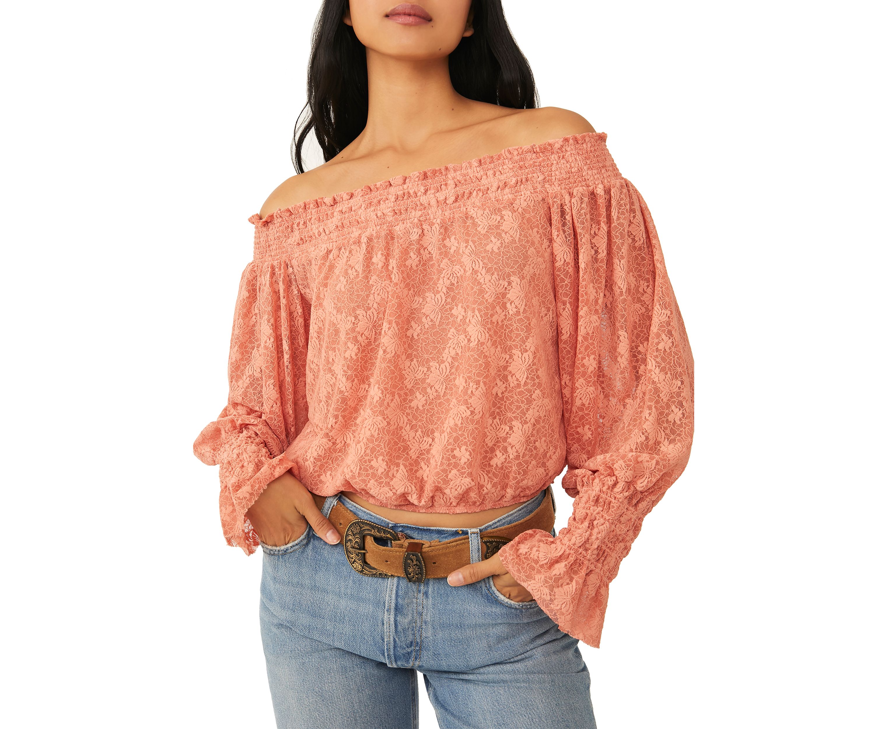 Emily Lace Off the Shoulder Top 