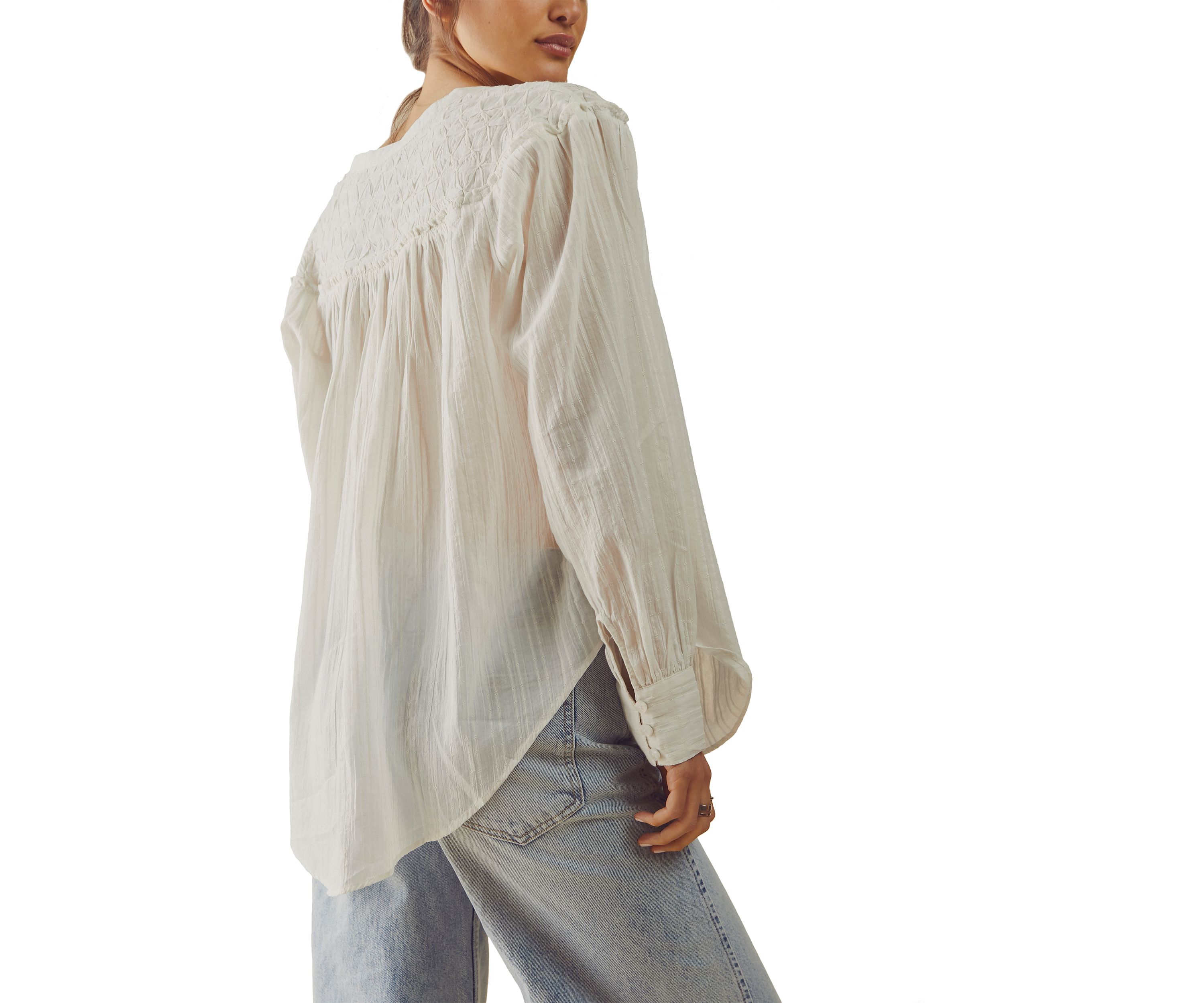 Marigold Button Down Top
