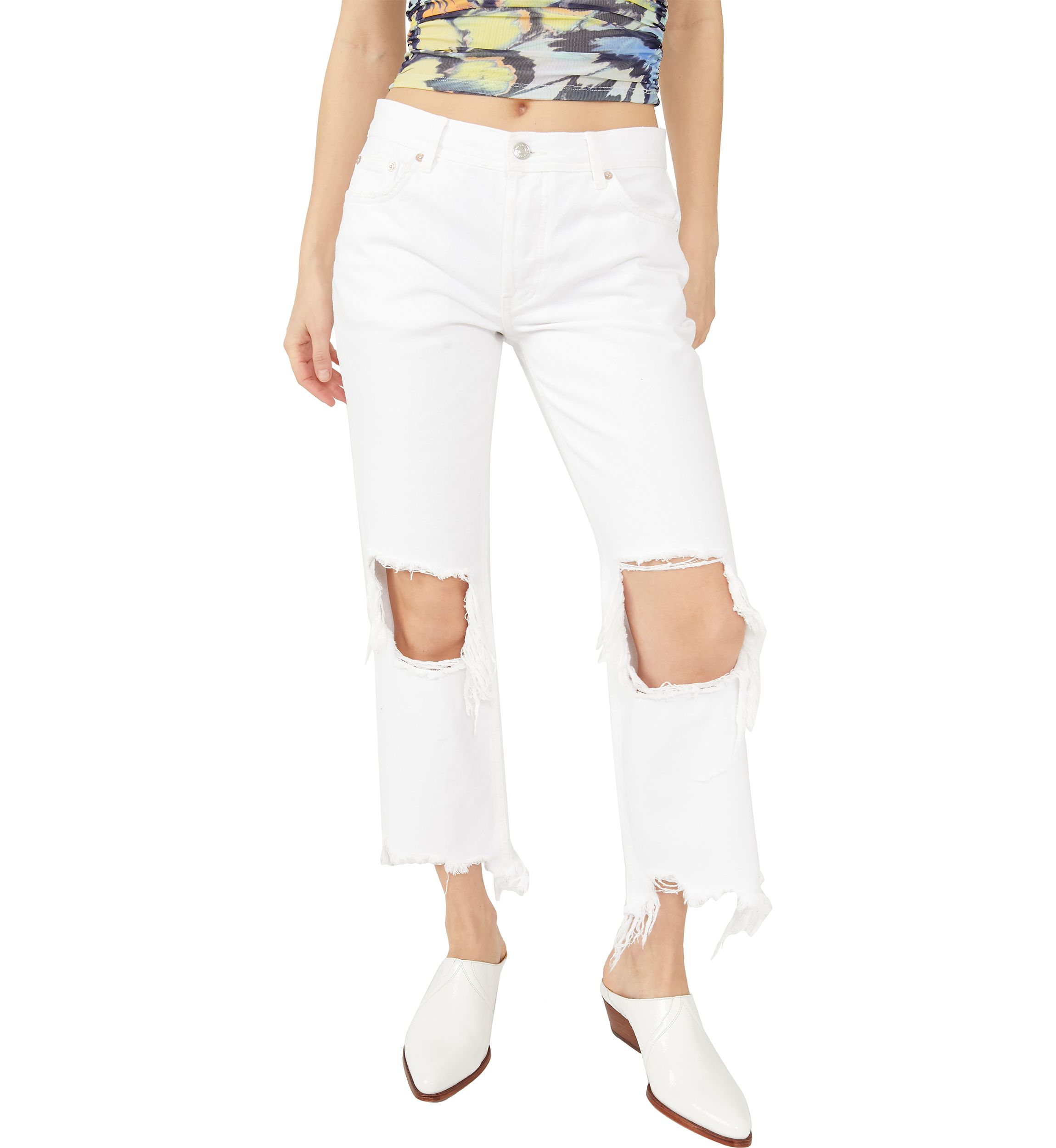 We The Free Maggie Mid Rise Straight Jeans