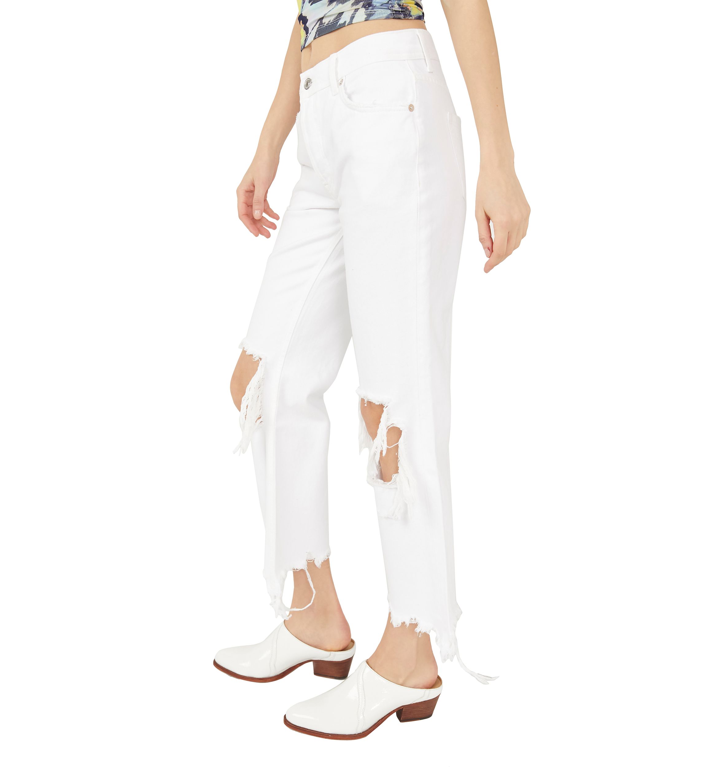 We The Free Maggie Mid Rise Straight Jeans
